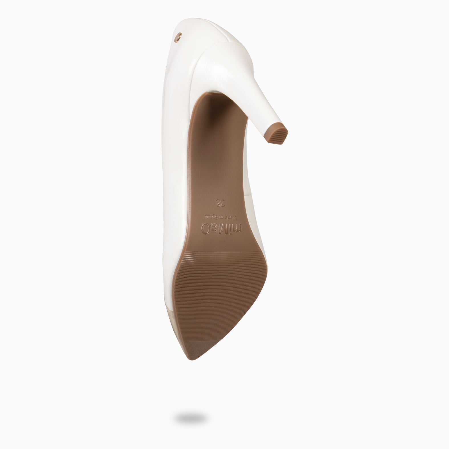 LILLY - Zapato de tacón alto y puntera MARFIL