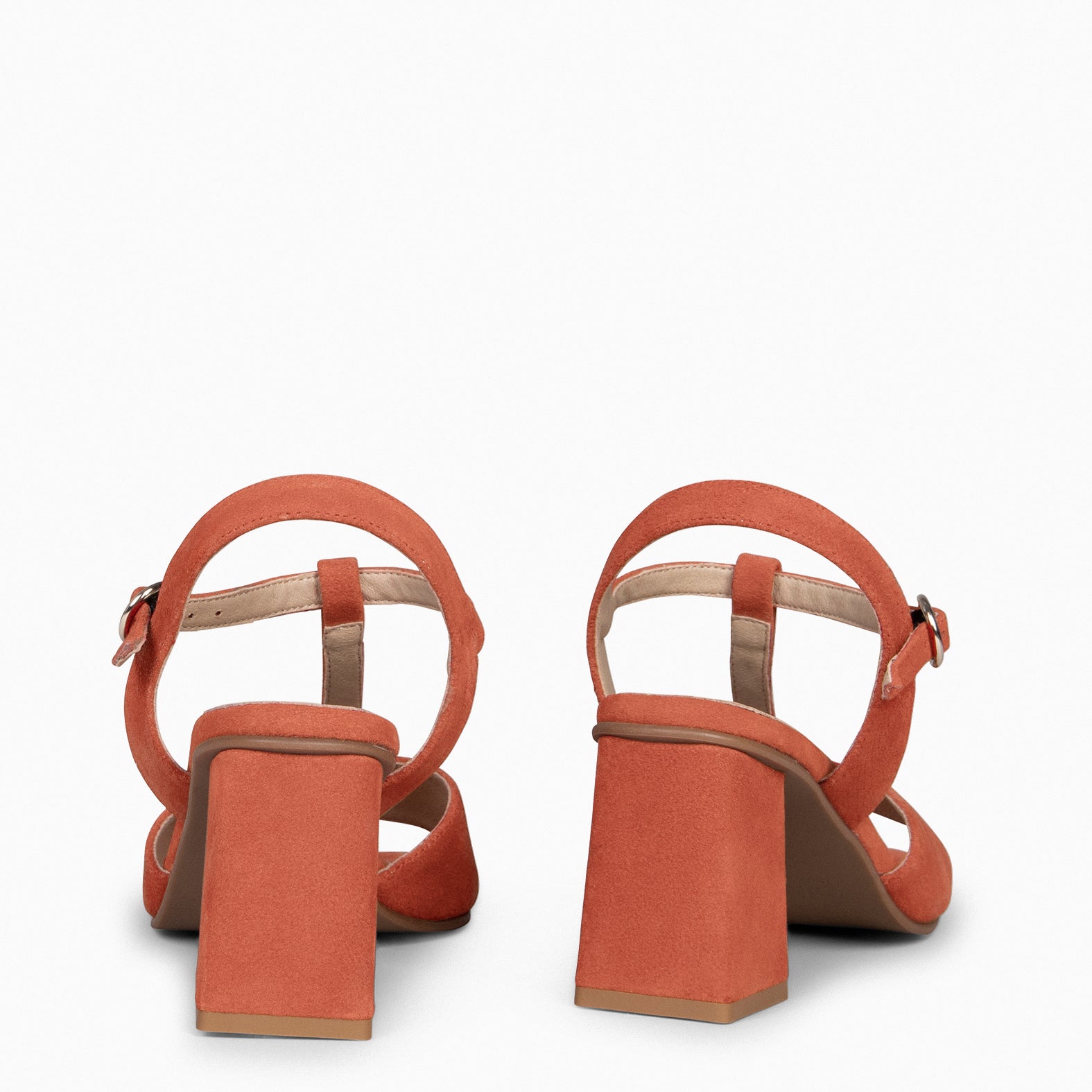 ITAKA - Sandalias de tacón alto TEJA