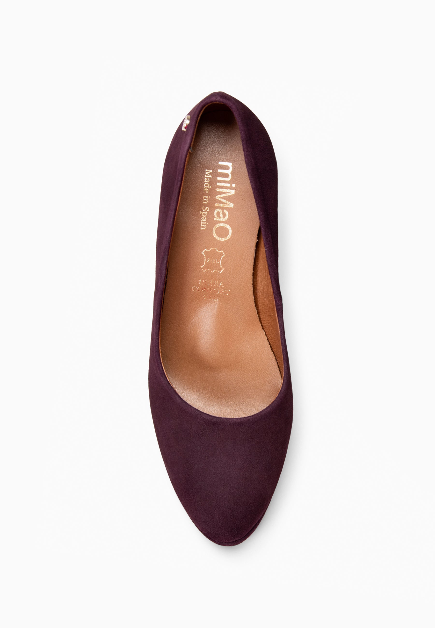 PLATAFORMA - Zapatos de tacón alto y plataforma en CIRUELA