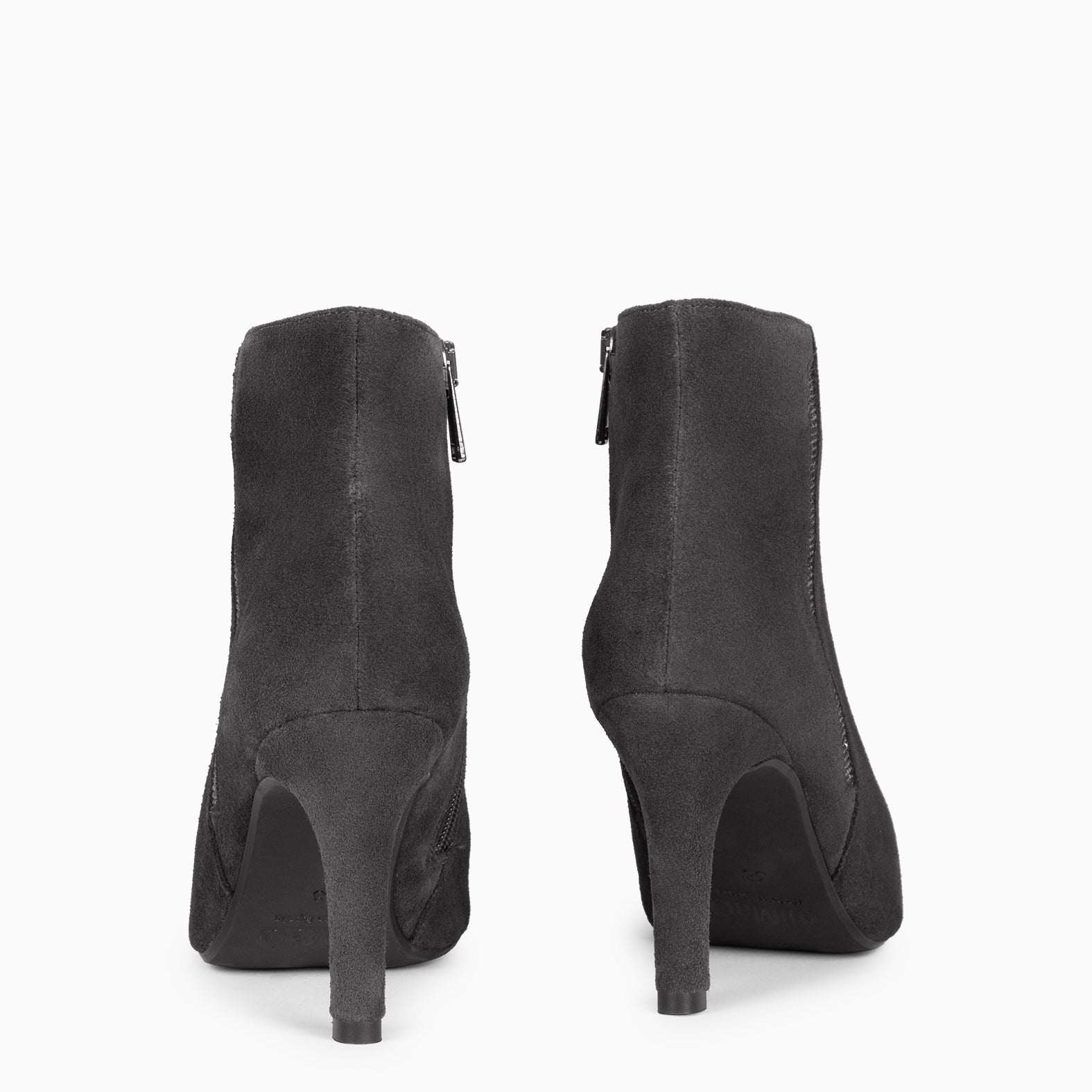 BOTÍN GLAM - Botines de tacón fino GRIS