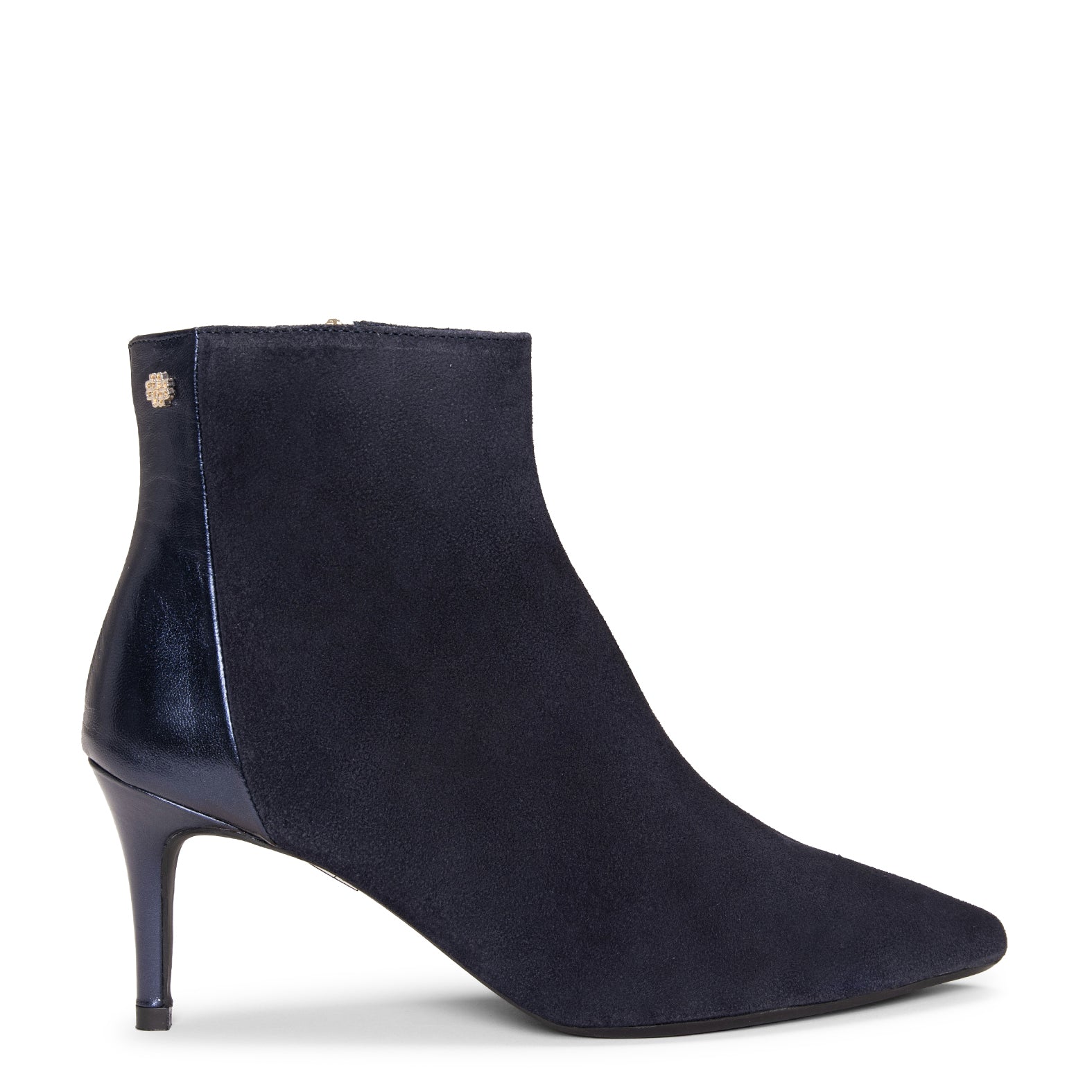 NIGHT - Botines elegantes de tacón fino MARINO