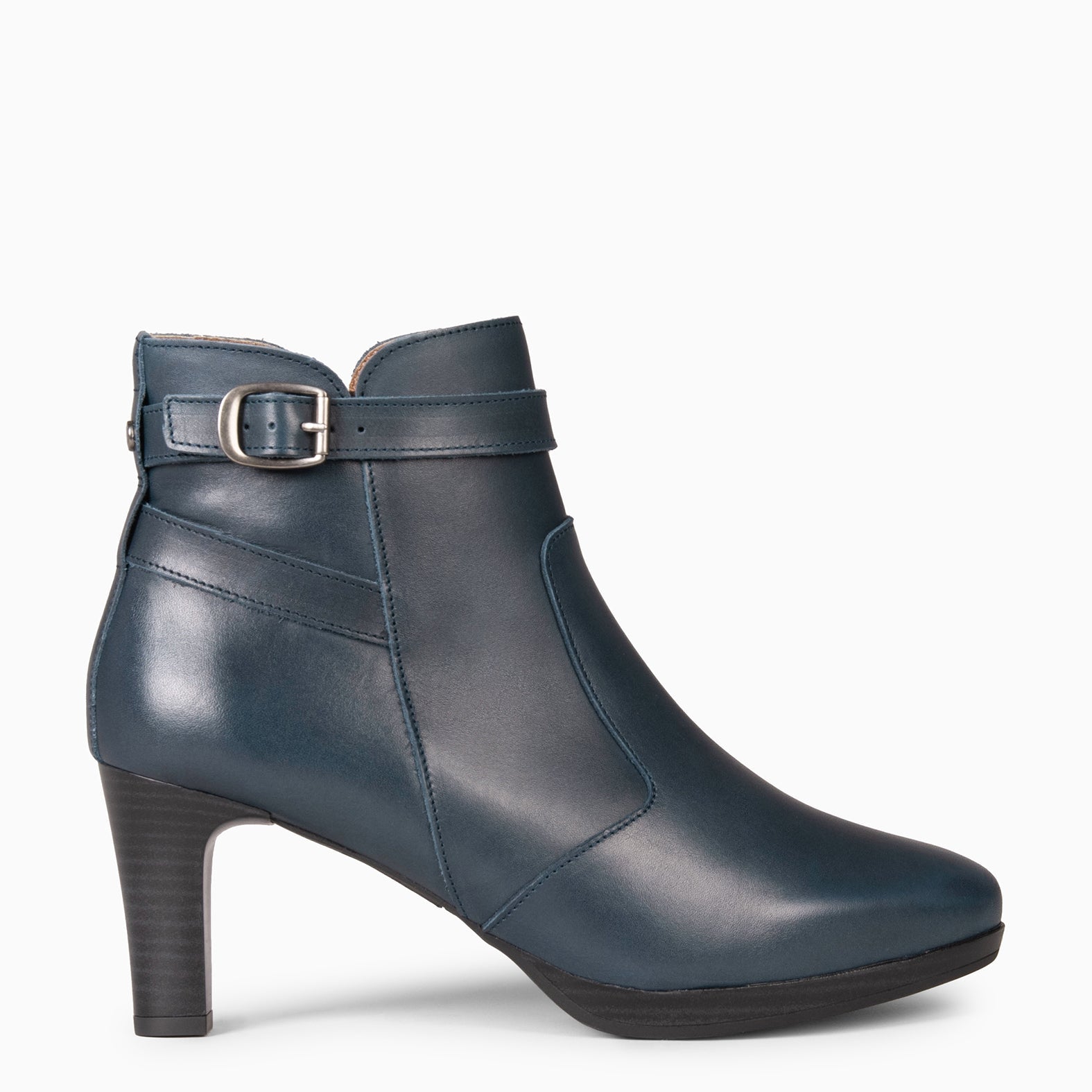 MILÁN – Botines de tacón y pulsera decorativa MARINO