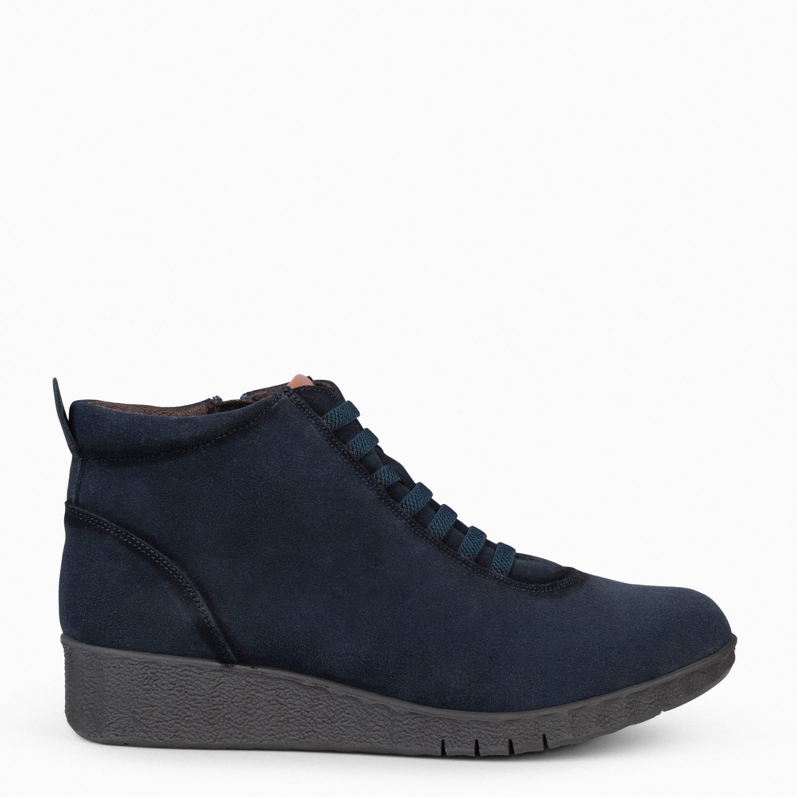 FLEXY - Zapatillas MARINO abotinadas