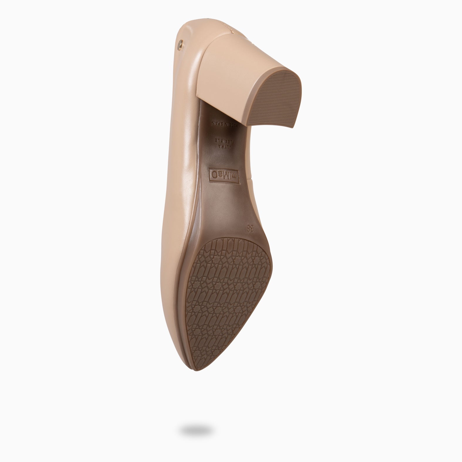 URBAN S SALÓN - Zapatos de tacón medio de napa TIERRA