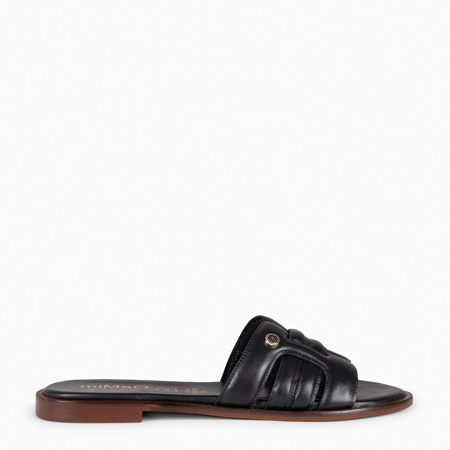 MENFIS - Sandalias elegantes de pala NEGRO