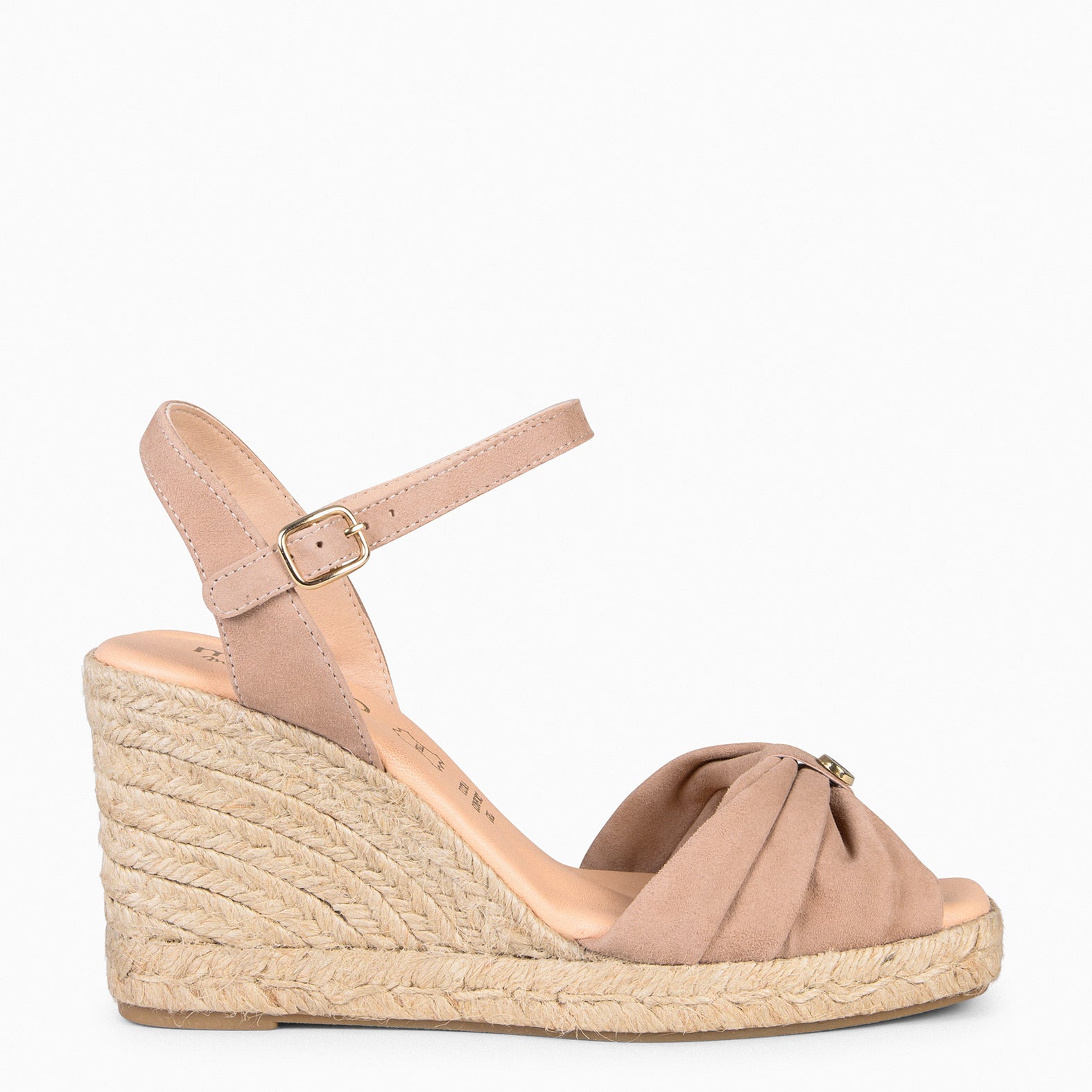 MIRASOL – Cuñas altas de esparto NUDE
