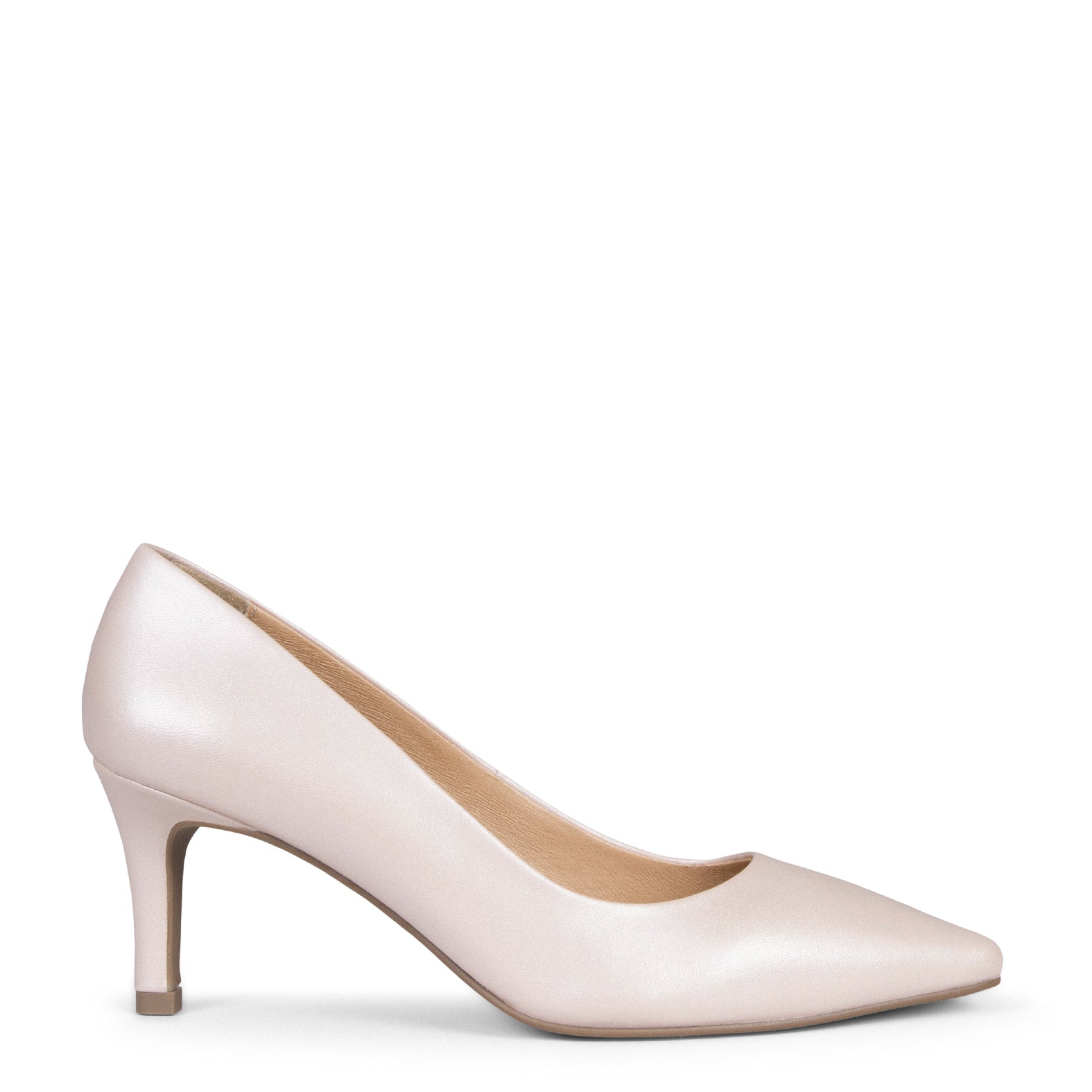 STILETTO SALÓN - Zapatos de tacón de aguja NUDE NACARADO