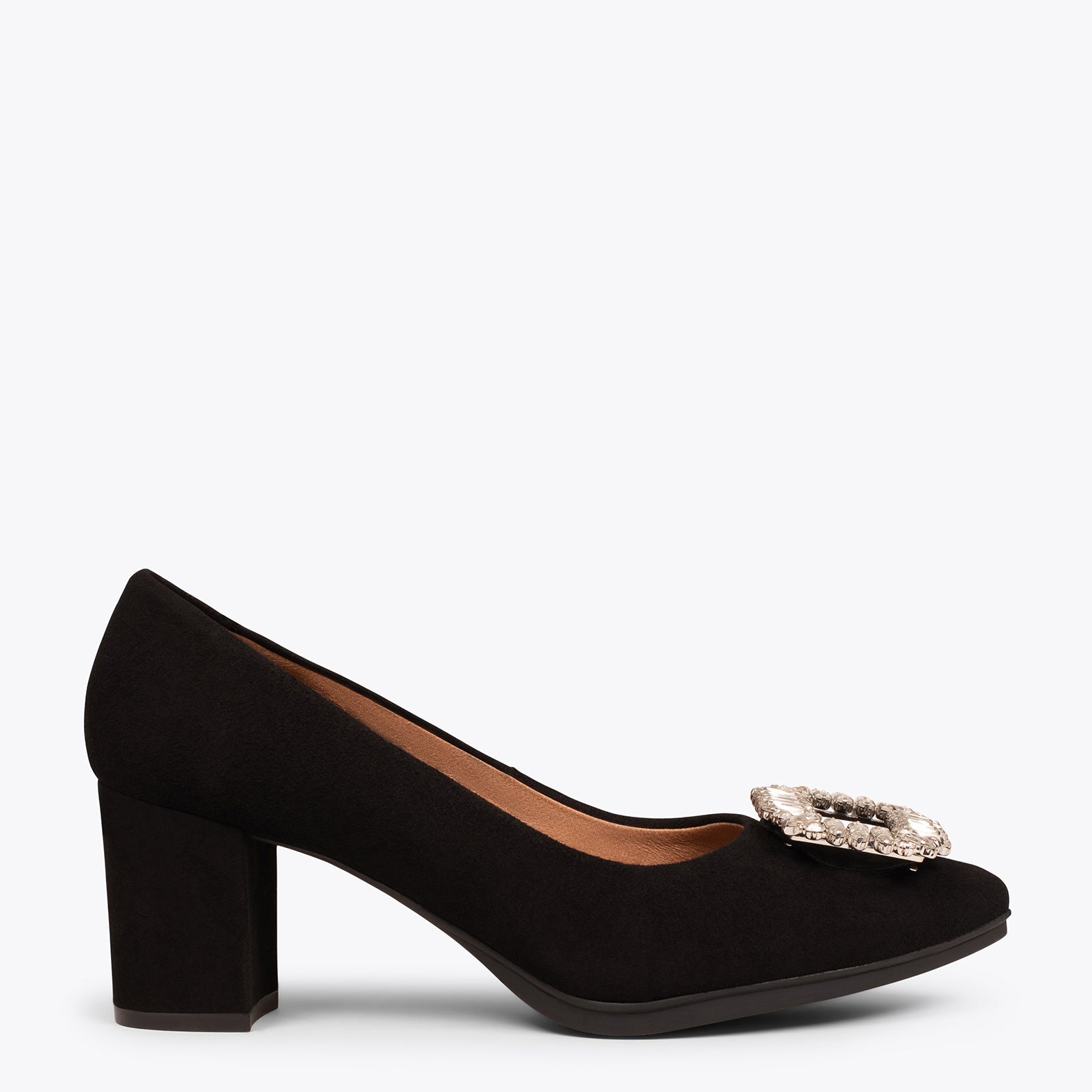 URBAN S CRISTAL - Zapatos de tacón con pedrería NEGRO