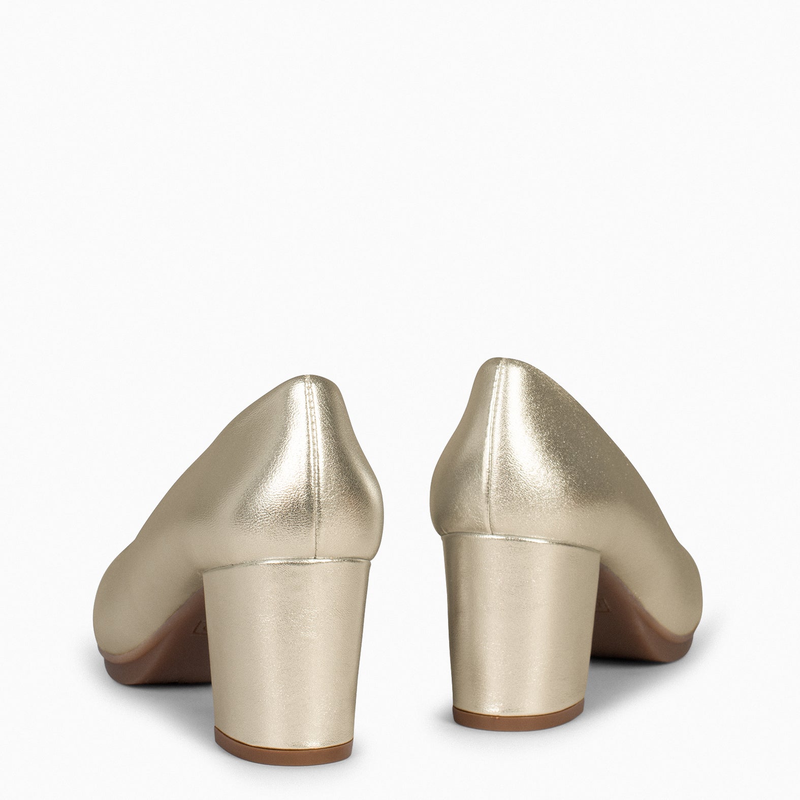 URBAN S SPLASH - Zapatos de tacón metalizados PLATINO
