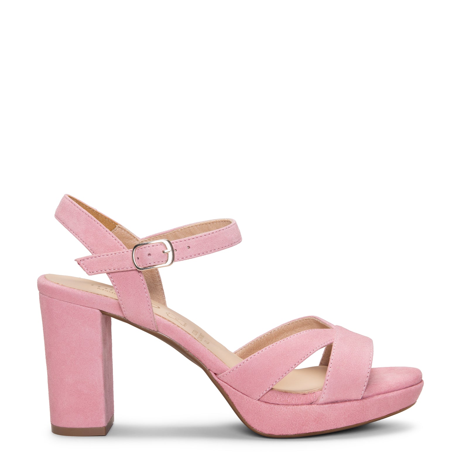 PARIS – Sandalias de fiesta con tacón alto y plataforma ROSA