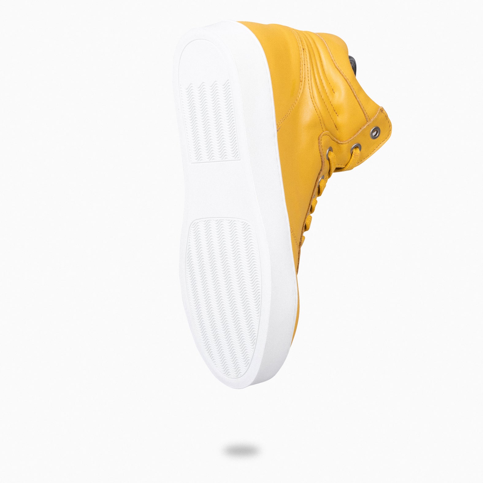 BASKET - Zapatillas Altas de Mujer MOSTAZA