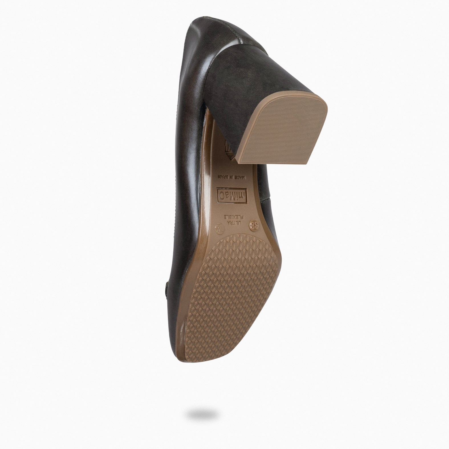 MÍA – Zapatos con tacón bloque VERDE