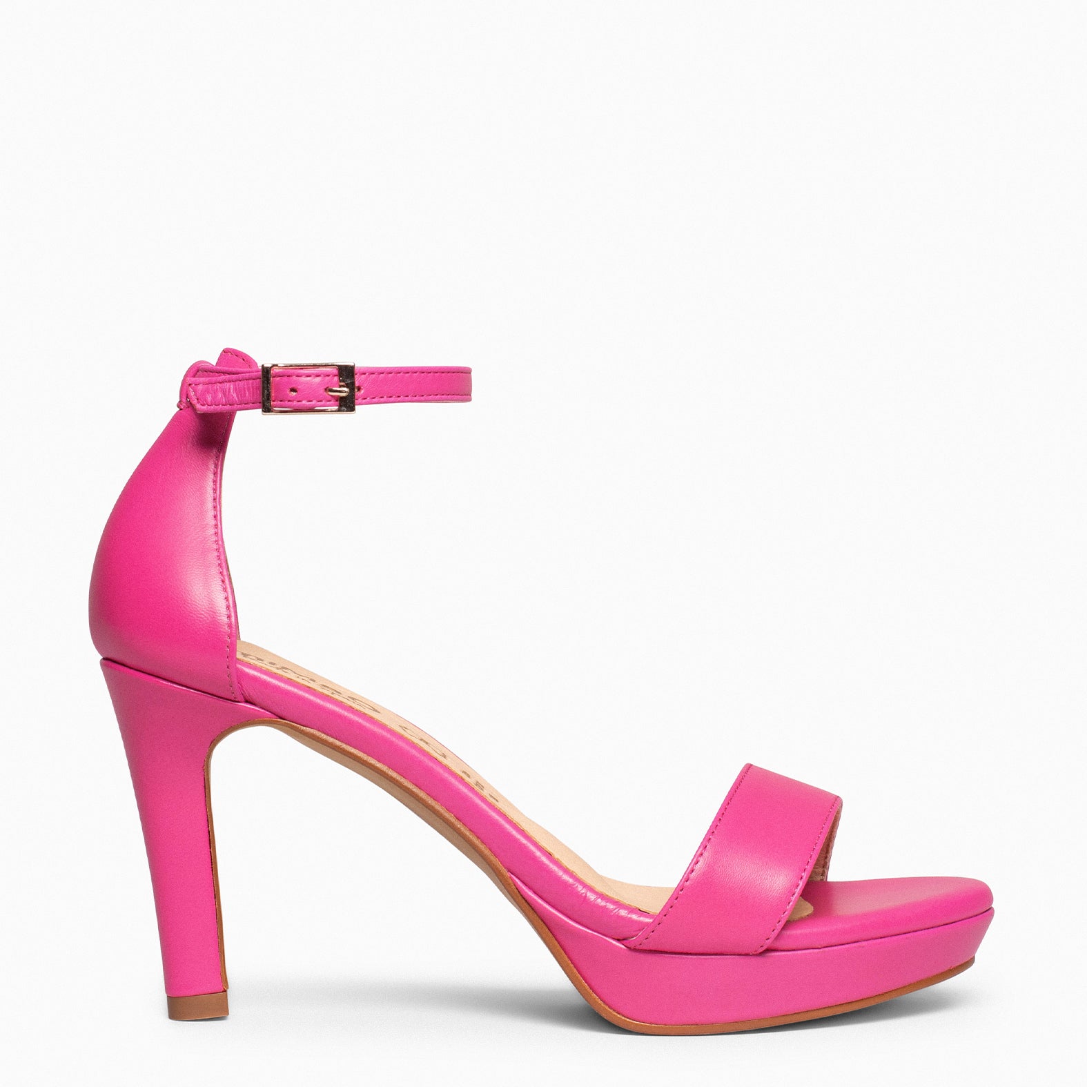 FIESTA - Sandalias de tacón alto y plataforma ROSA