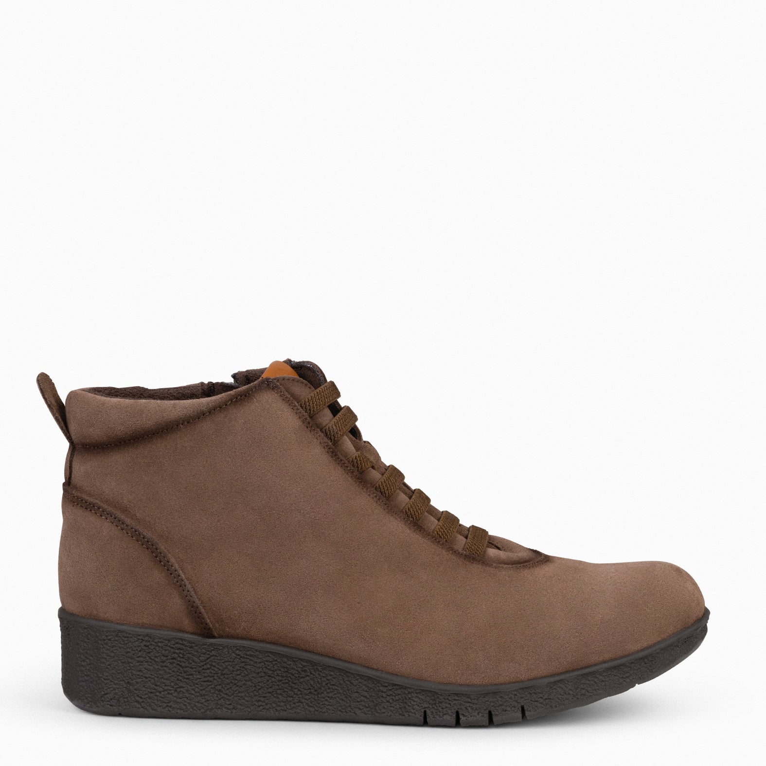 FLEXY - Zapatillas TAUPE abotinadas