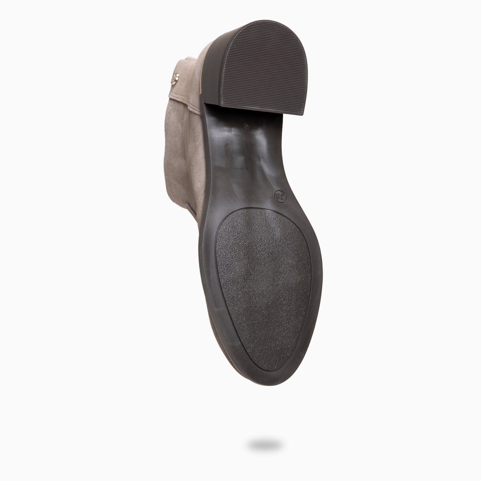 NIXIE – botines de tacón bajo para mujer TAUPE