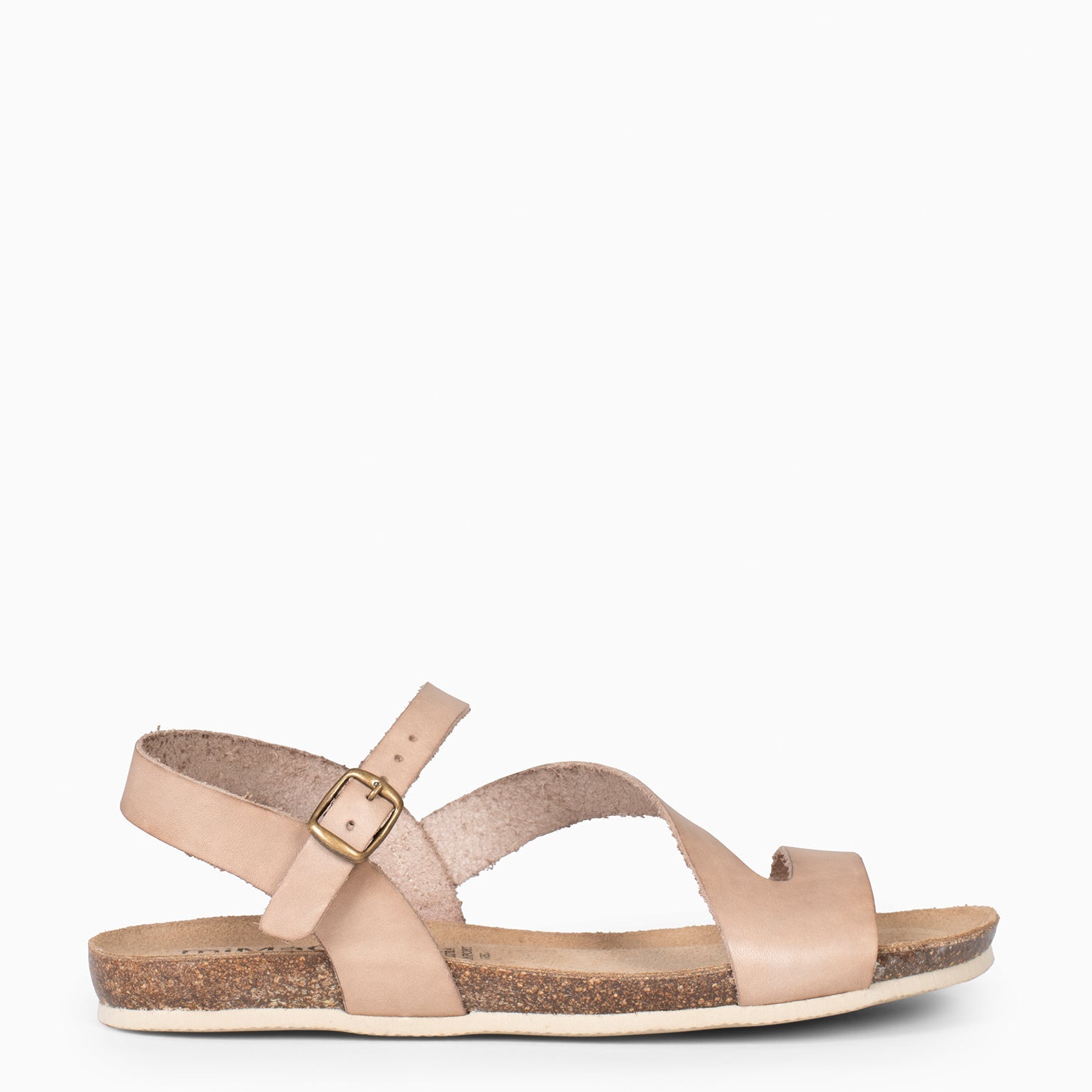 LIS – Sandalias BIO de piel de Vaquetilla TIERRA