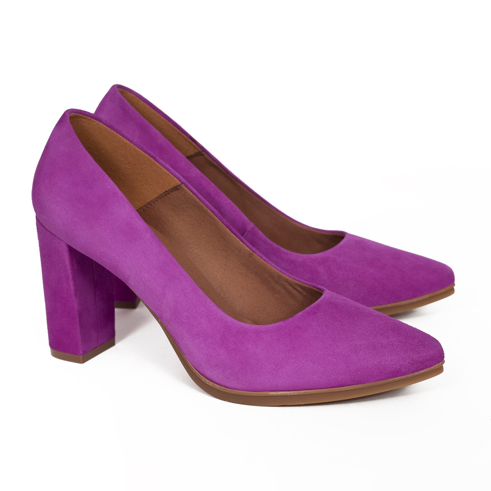 URBAN - Zapatos de tacón alto mujer PÚRPURA