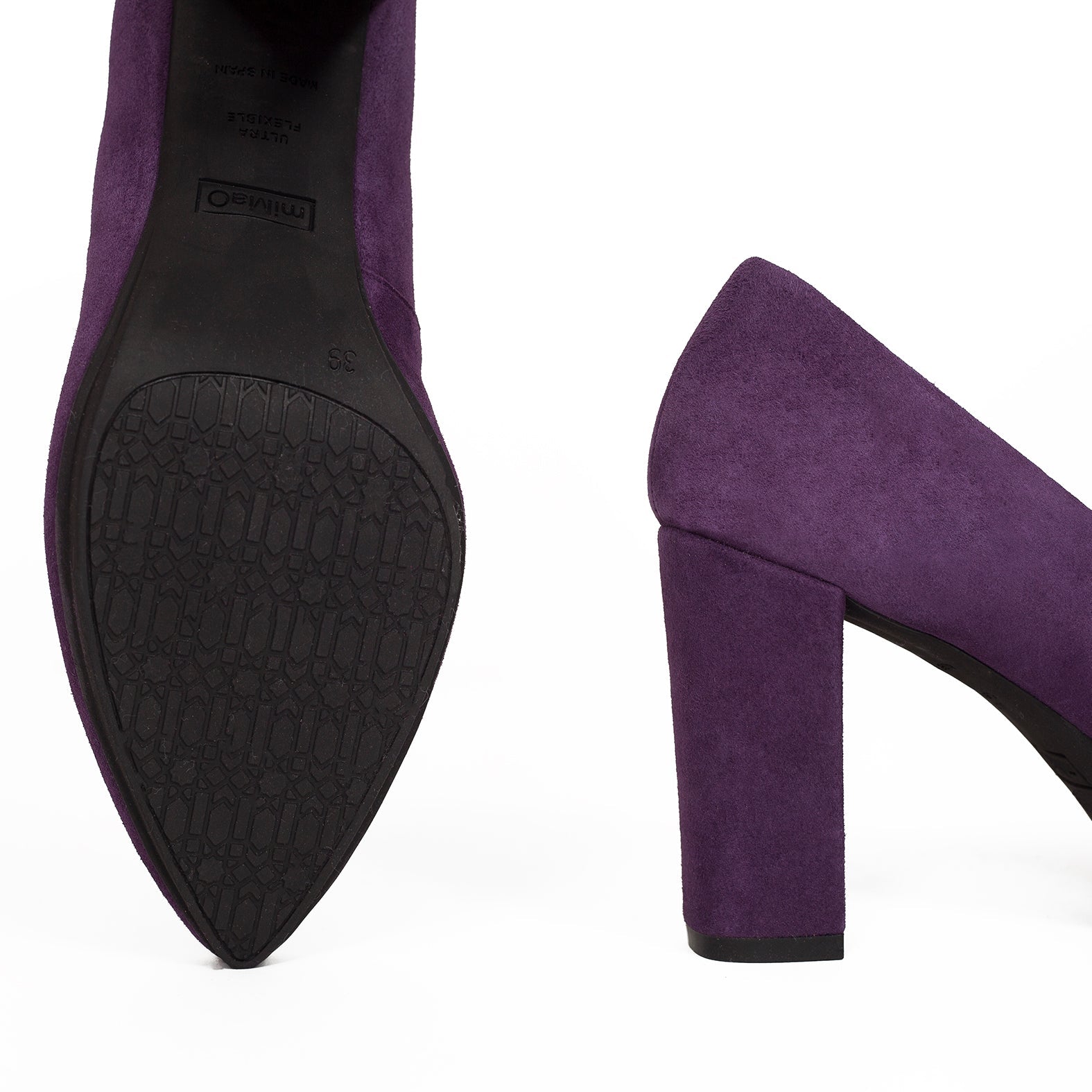 URBAN - Zapatos de tacón alto mujer BERENJENA