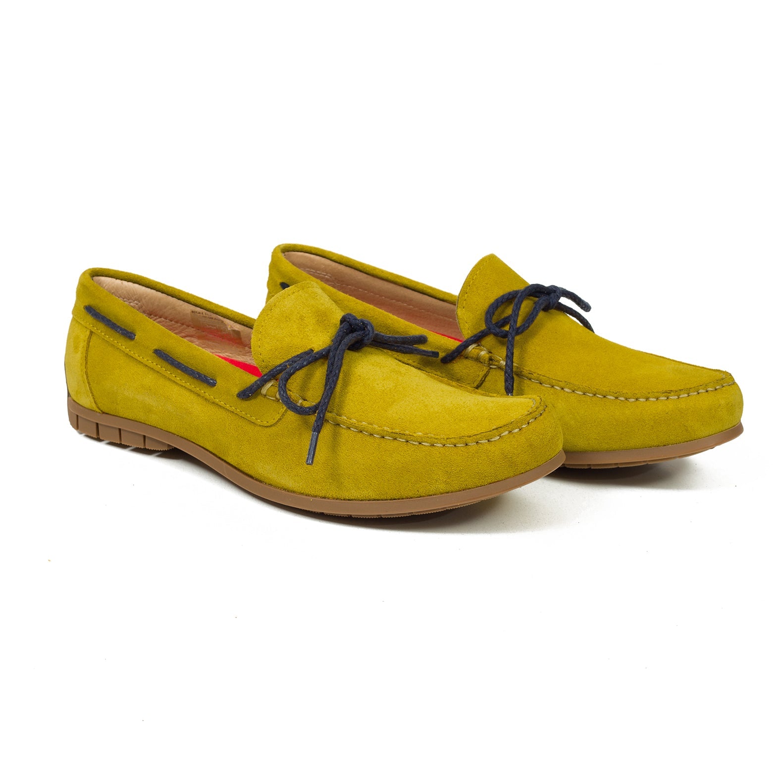 CORDÓN – Mocasín de hombre AMARILLO con cordón