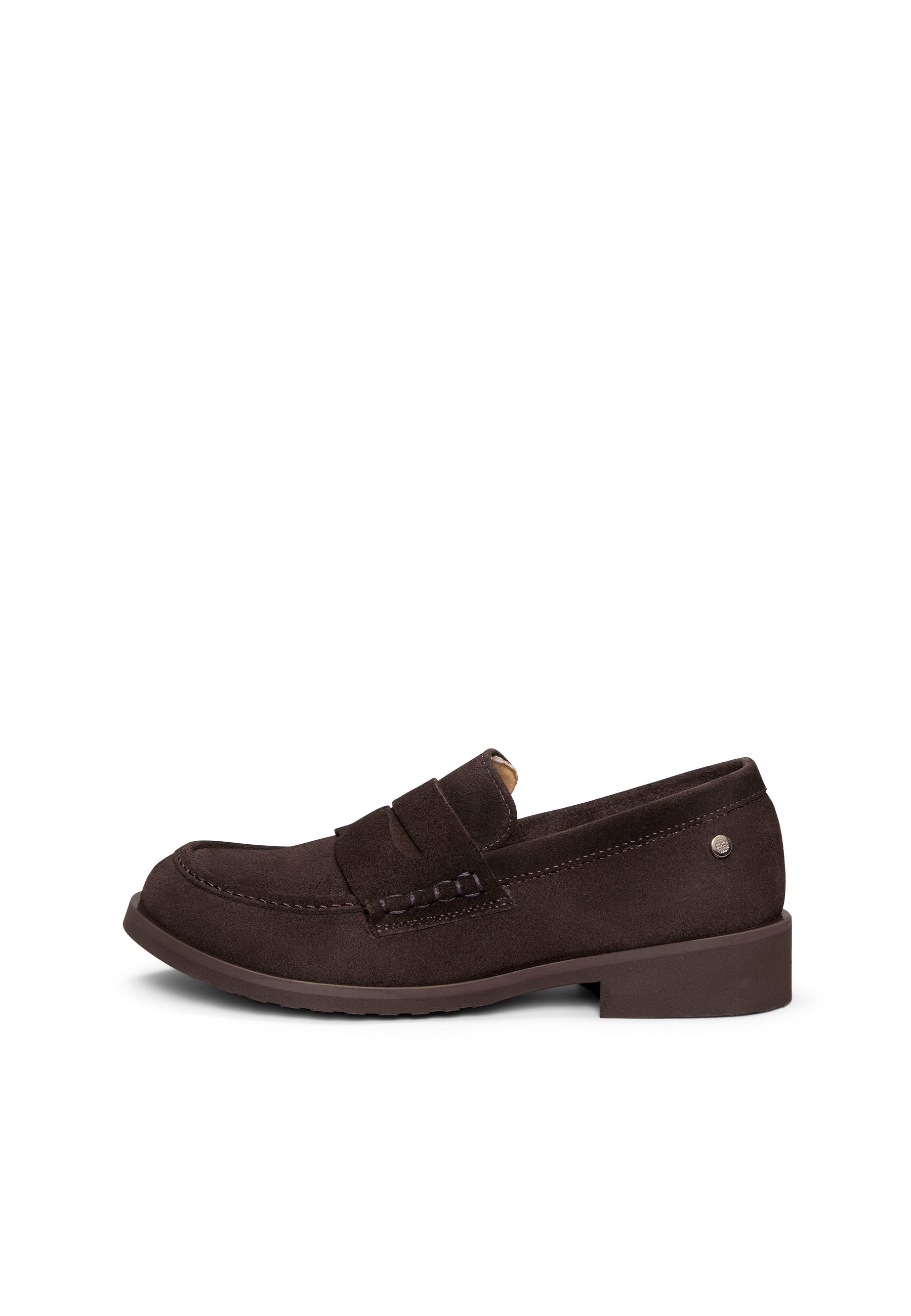 HARVARD - Mocasines planos de piel MARRON