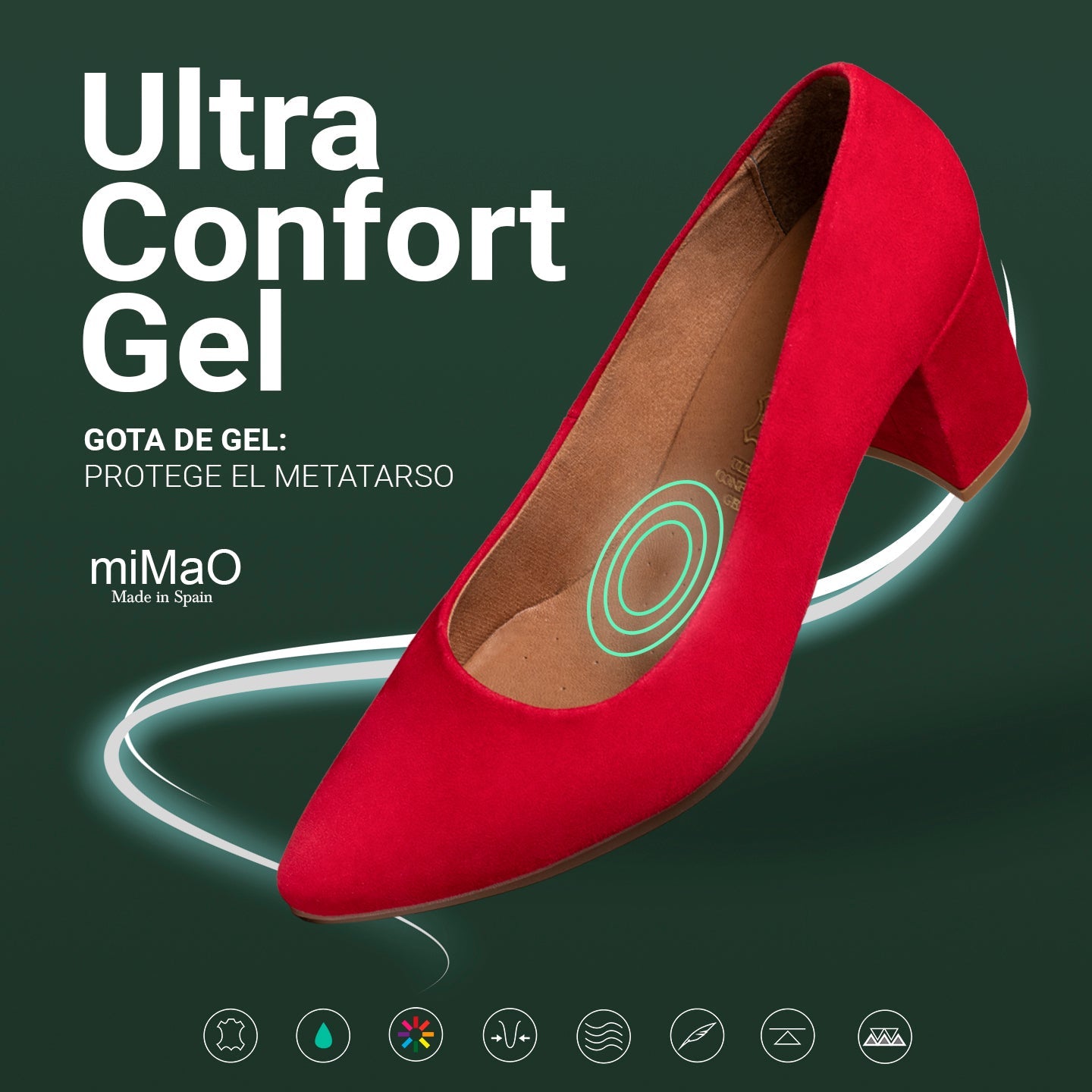 URBAN S - Zapato de tacón medio VIOLETA