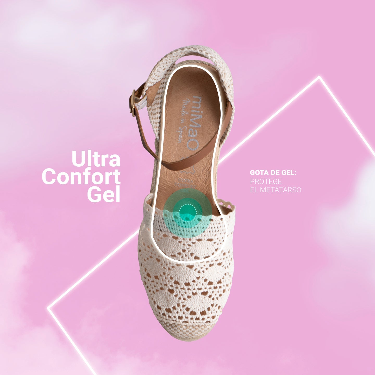 IBIZA - Alpargatas de ganchillo ROJO