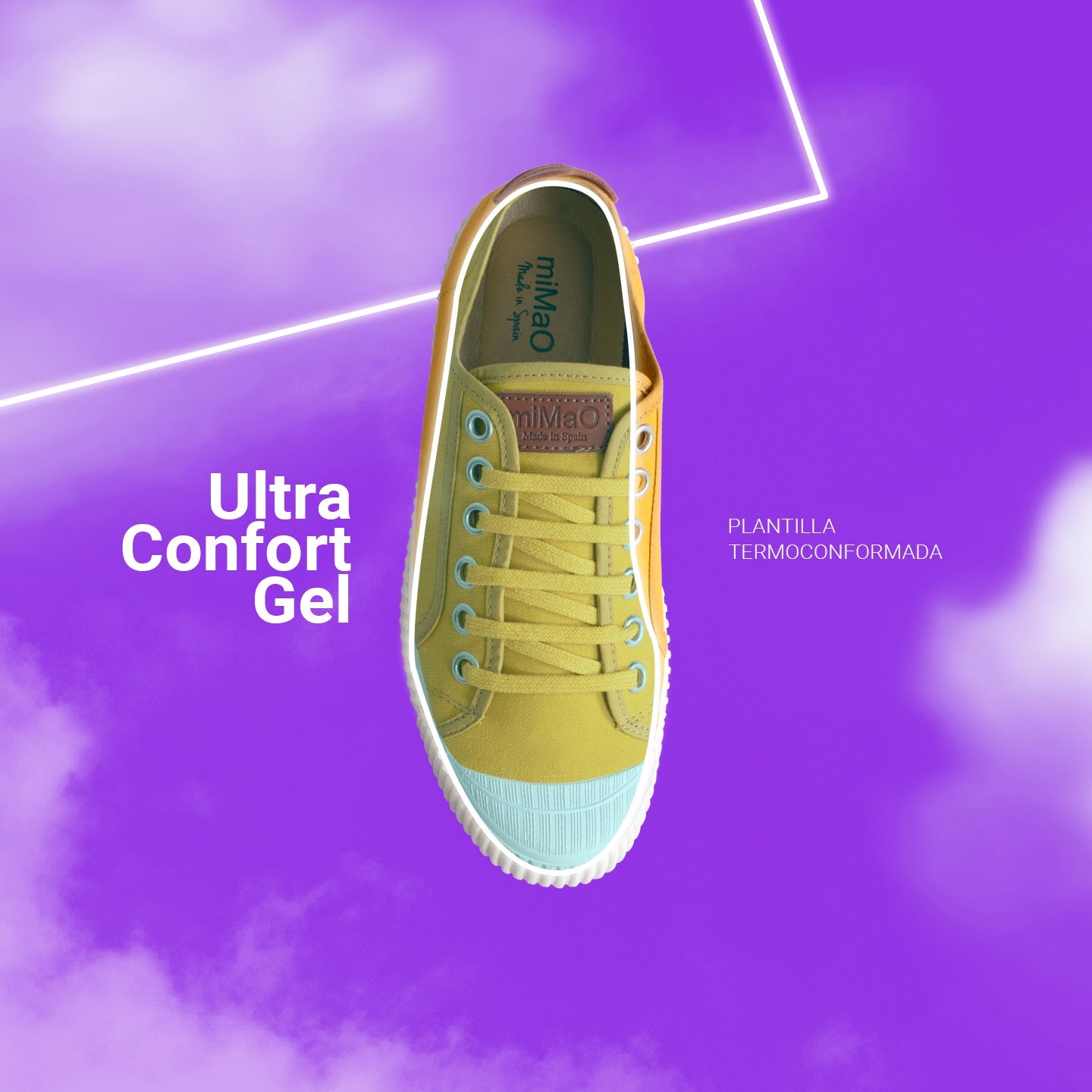 BAMBA Zapatillas de lona LILAS para mujer