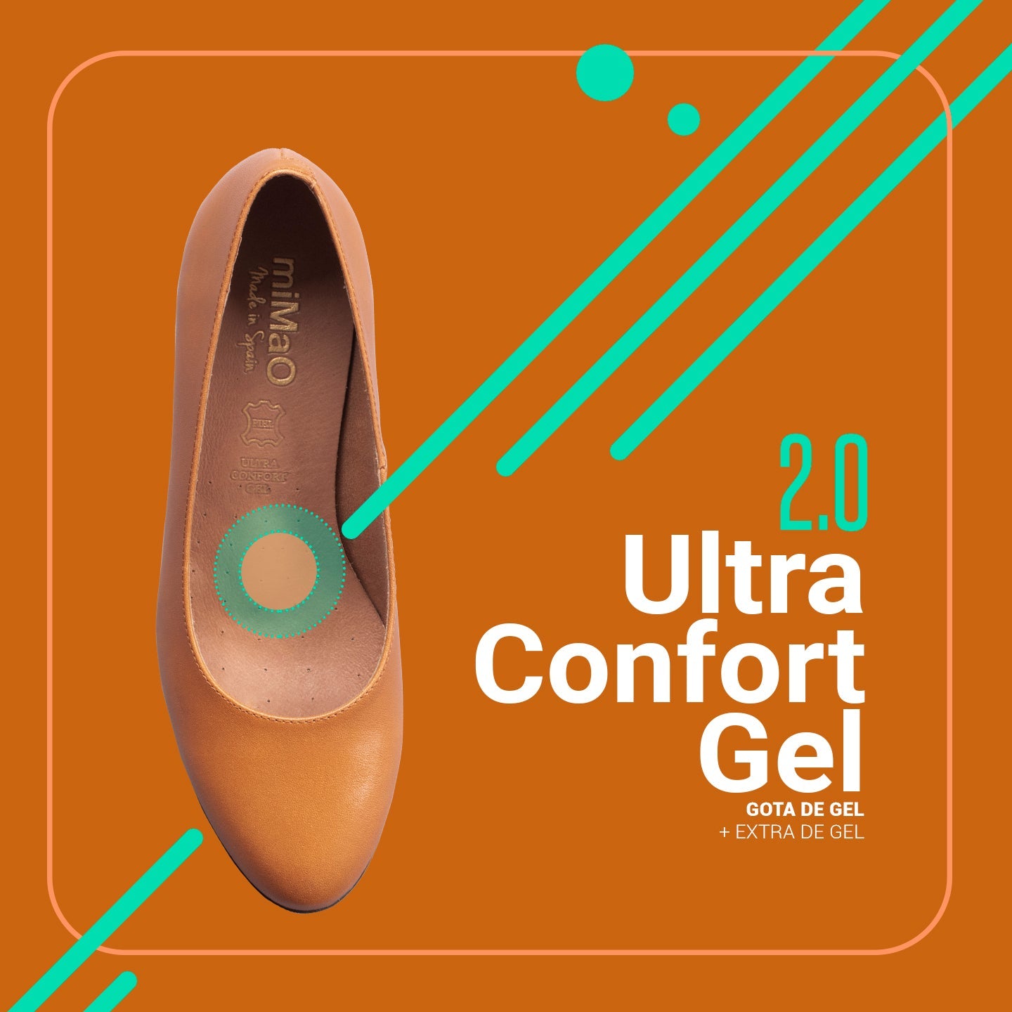 AZAFATA S - Zapatos de tacón bajo con plataforma MARRÓN