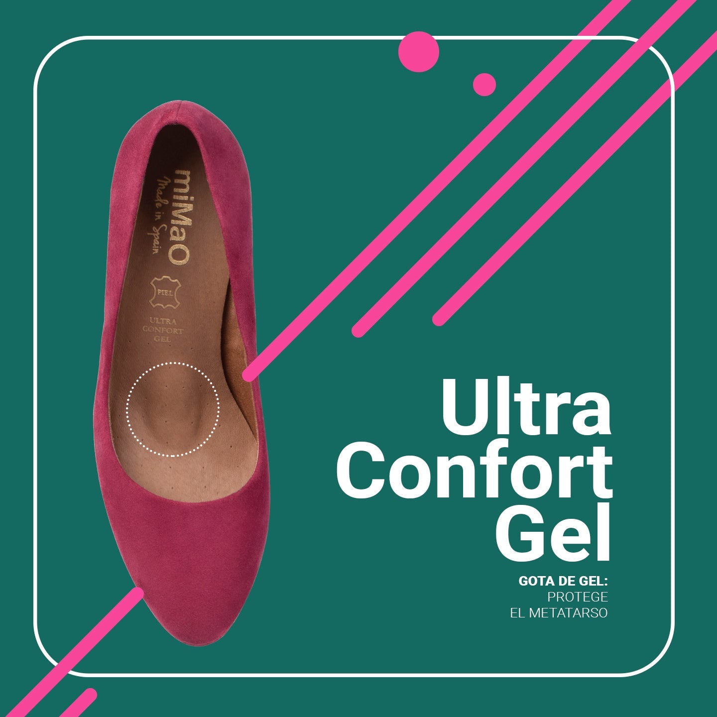 PLATAFORMA - Zapatos de tacón alto y plataforma GRANATE