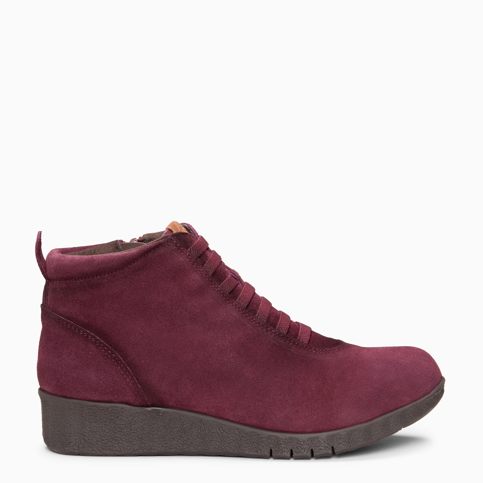 FLEXY - Zapatillas BURDEOS abotinadas