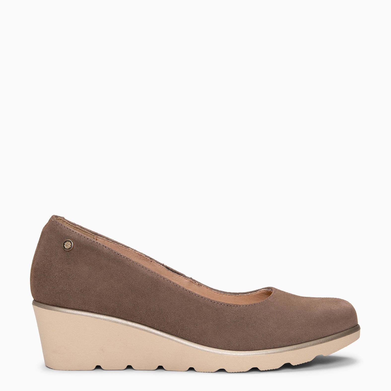 IRIS - Bailarina con cuña TAUPE