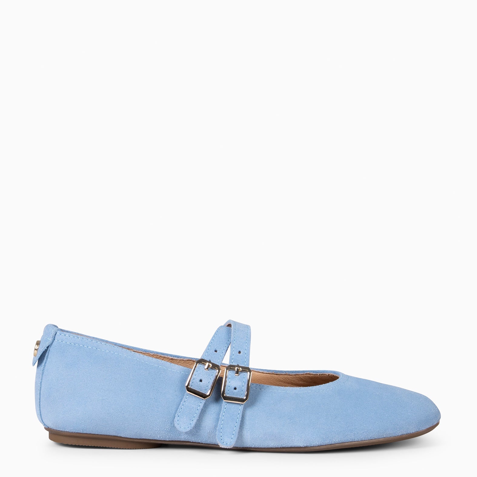 AMAPOLA - BAILARINA PLANA BARESOFT AZUL