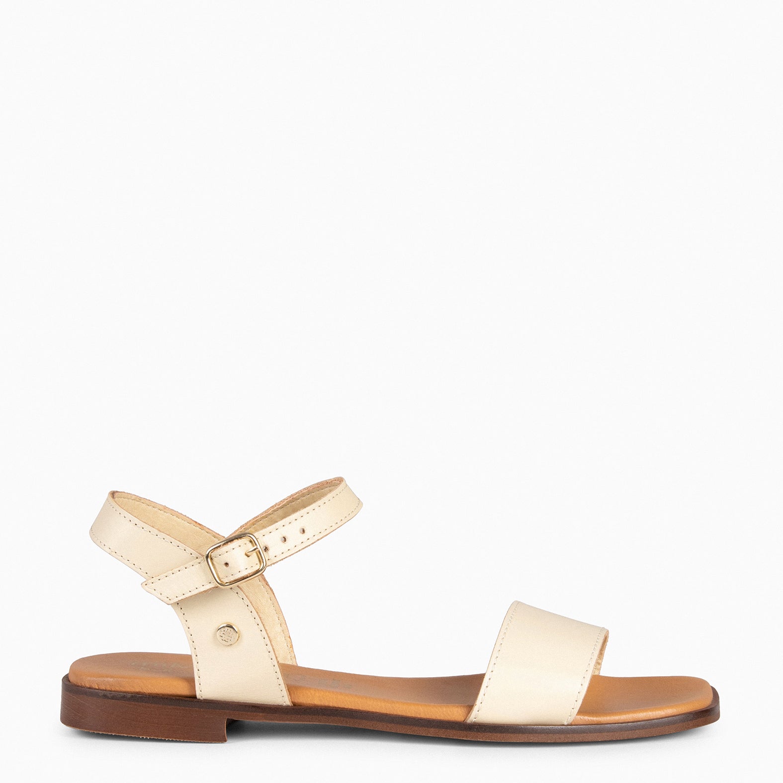 SANTORINI  - Sandalias planas BEIGE