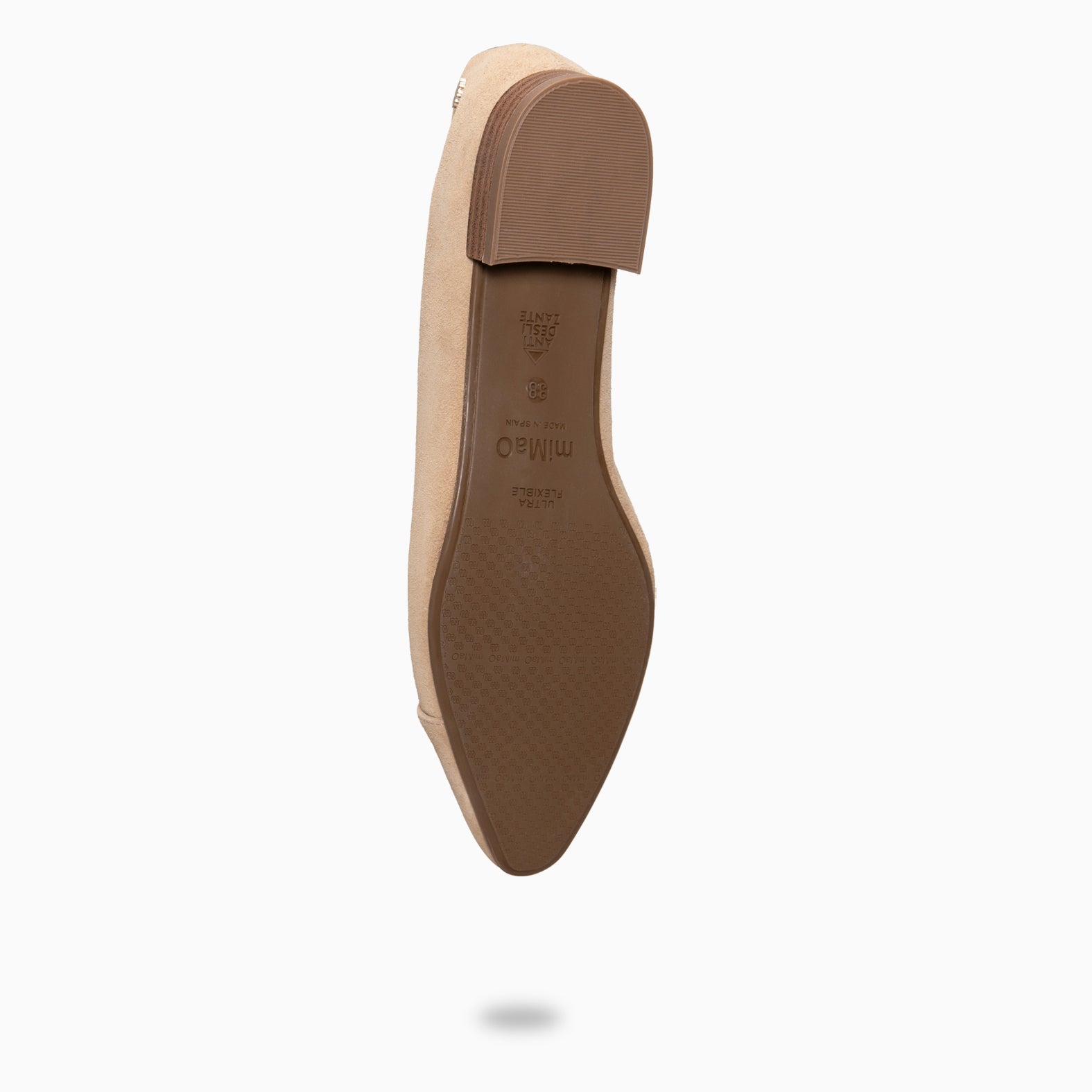 MARIE - Zapatos de tacón Bajo de punta fina BEIGE
