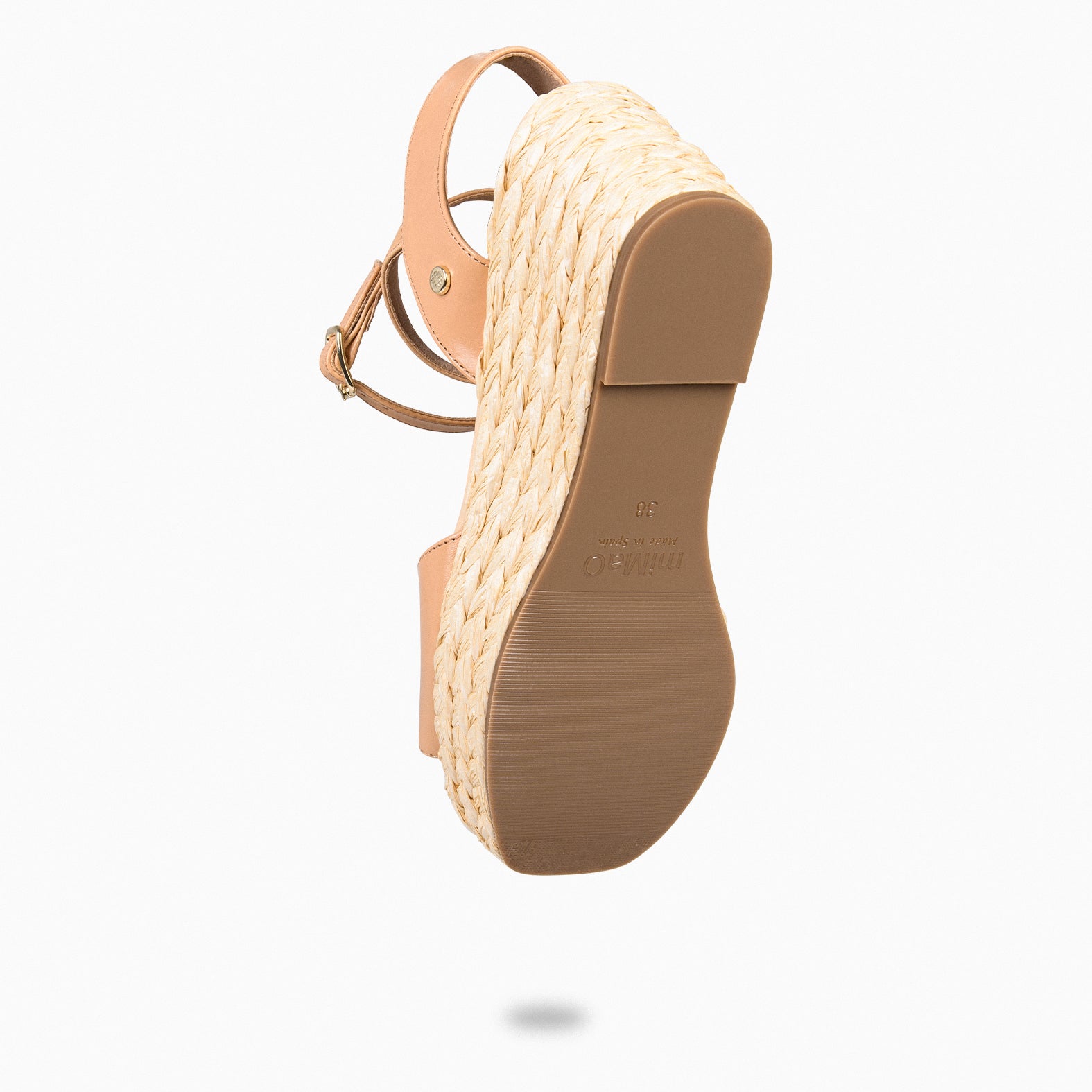SINTRA – Sandalias de cuña y plataforma BEIGE