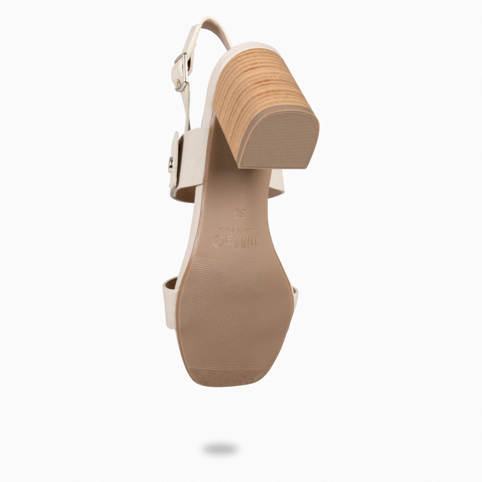 SIA - Sandalias de tacón ancho BEIGE