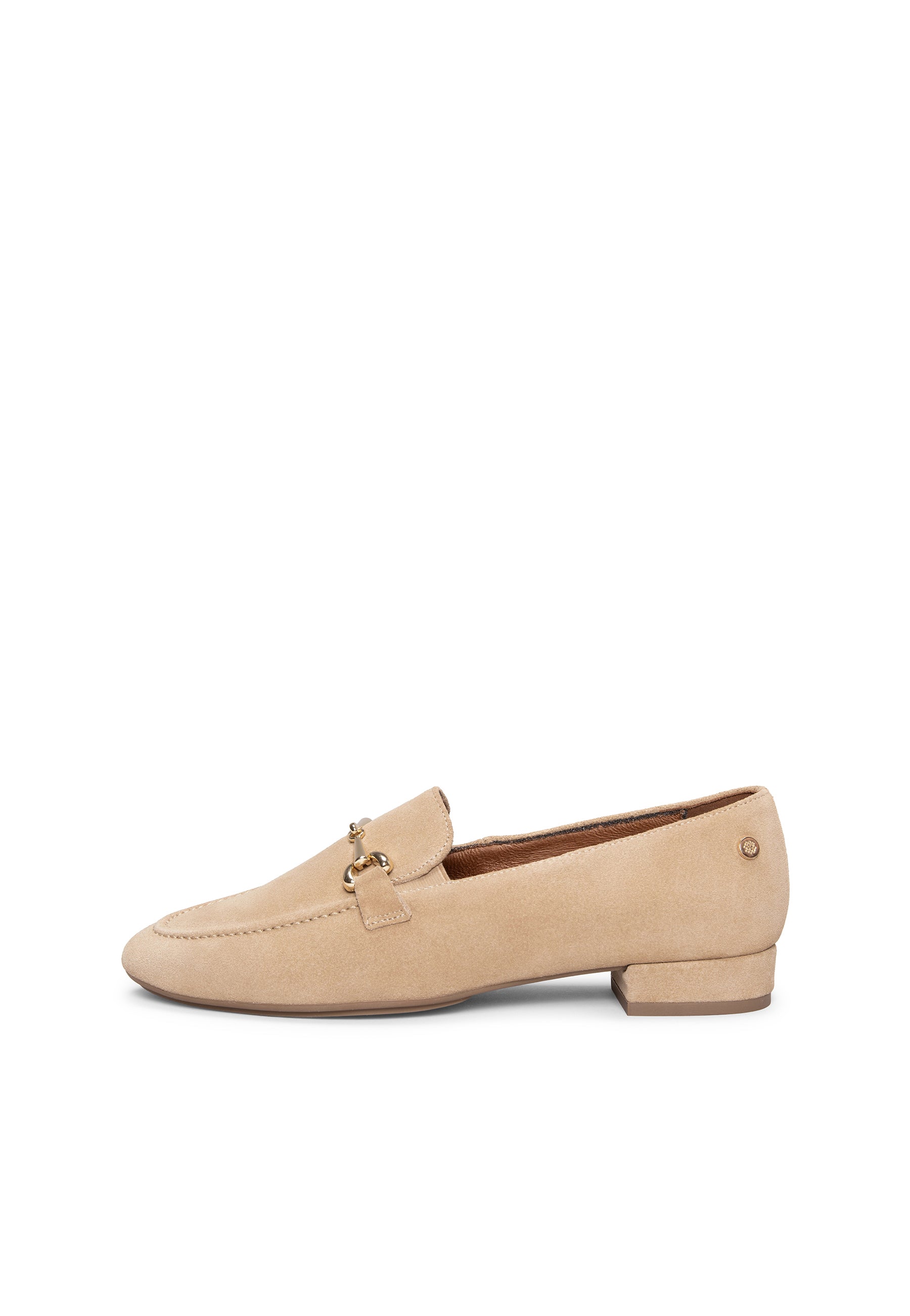 SERENA - Mocasín de piel BEIGE
