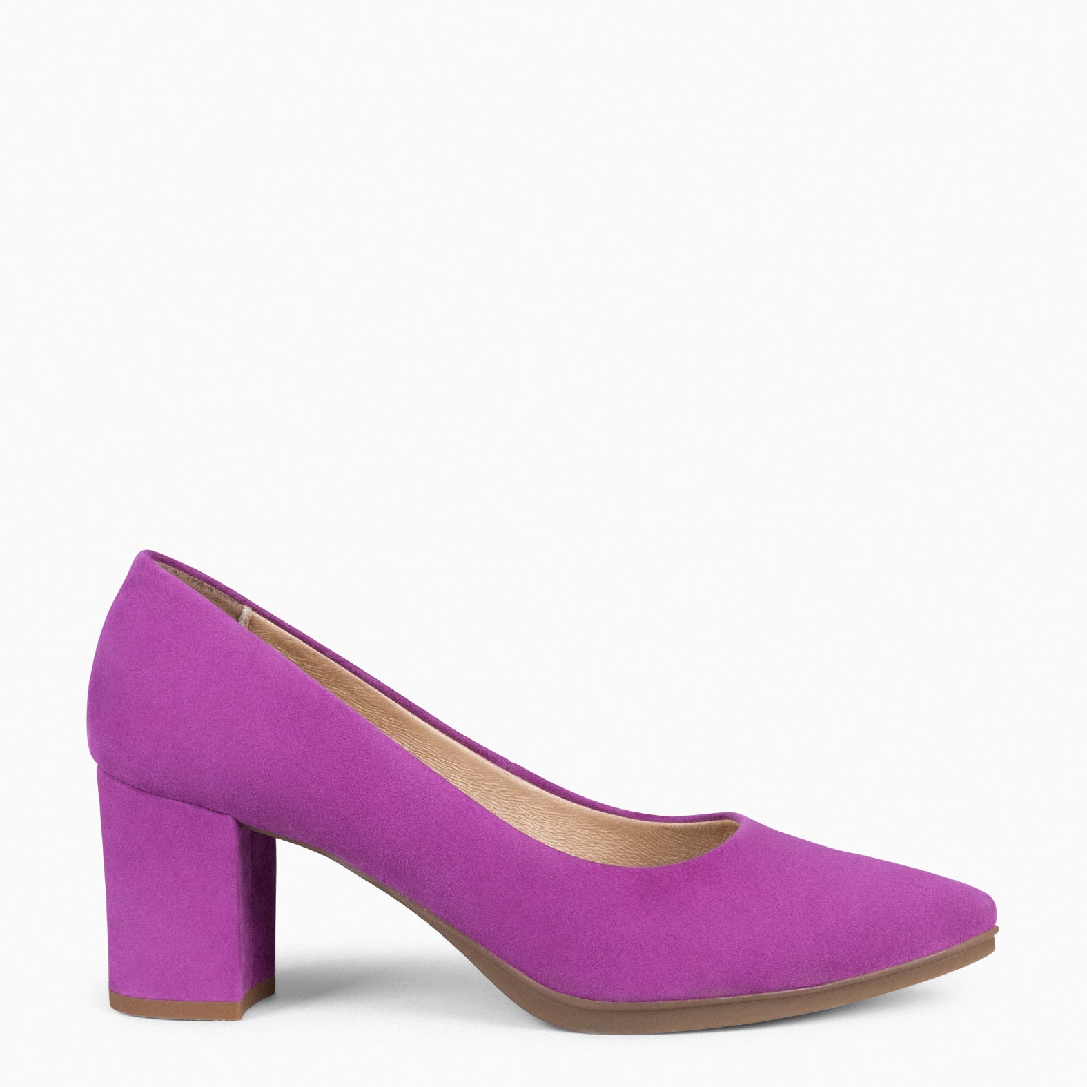 URBAN S - Zapato de tacón medio ante VIOLETA