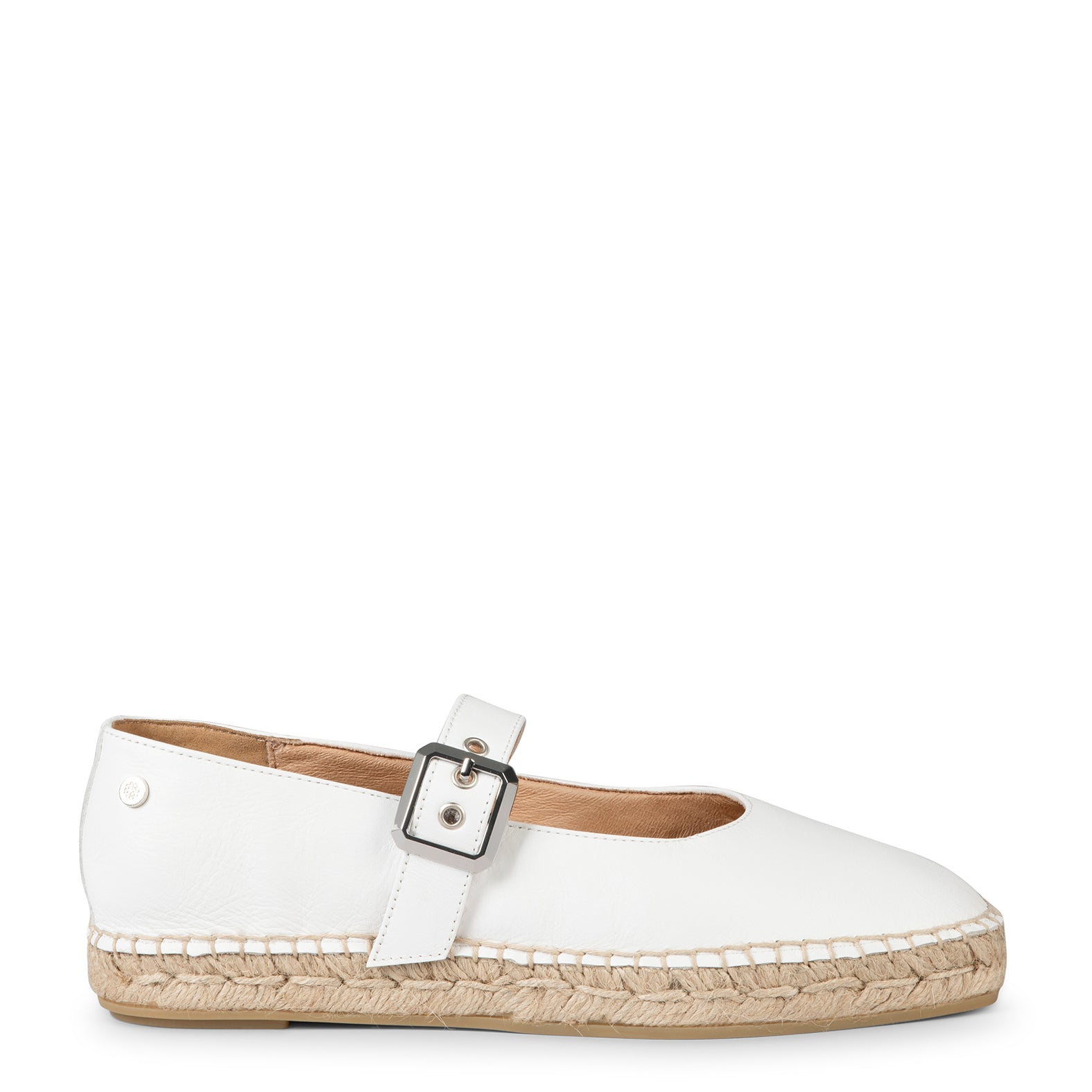 IDOIA - ZAPATO PLANO DE ESPARTO BLANCO