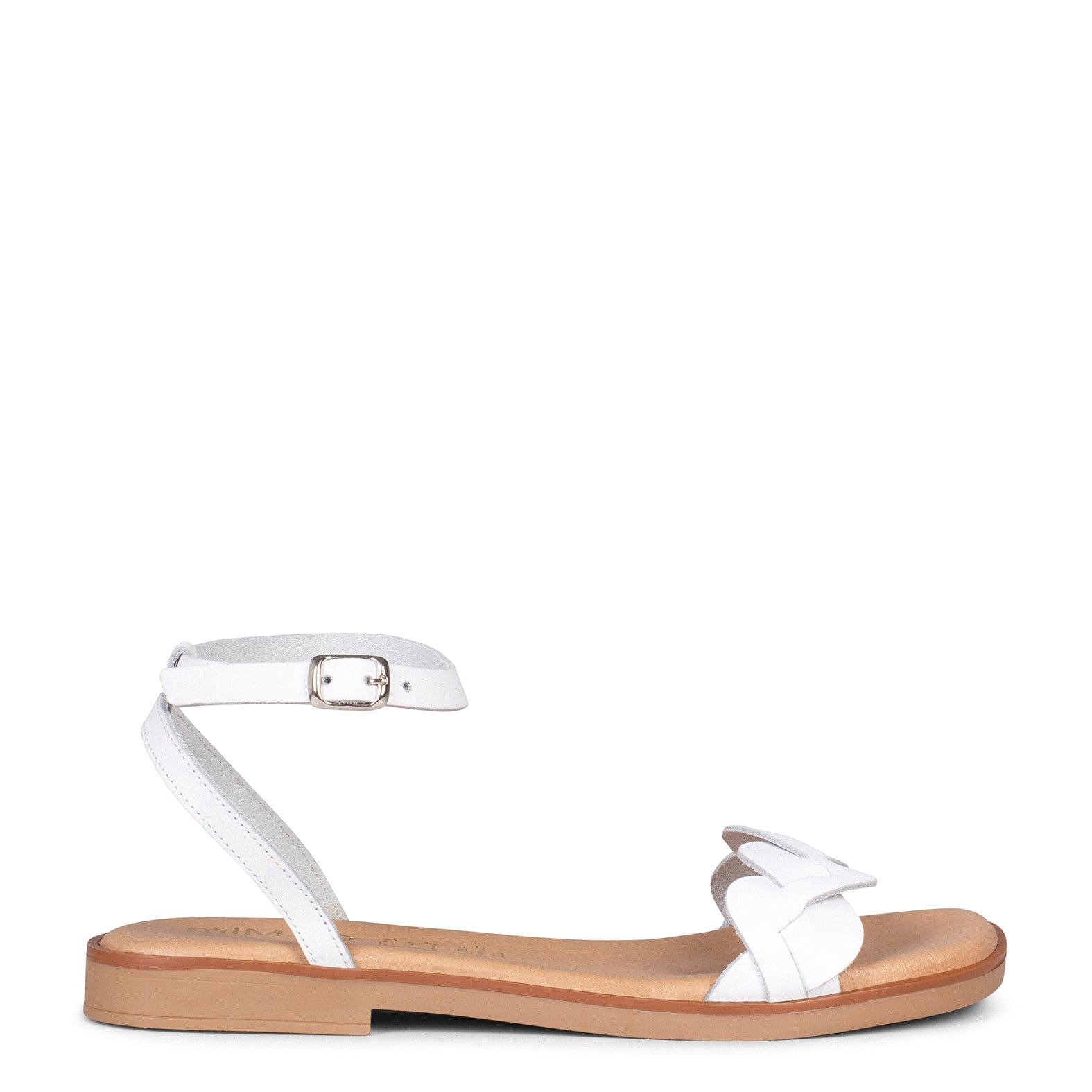 ARECA – Sandalias Planas Mujer BLANCO