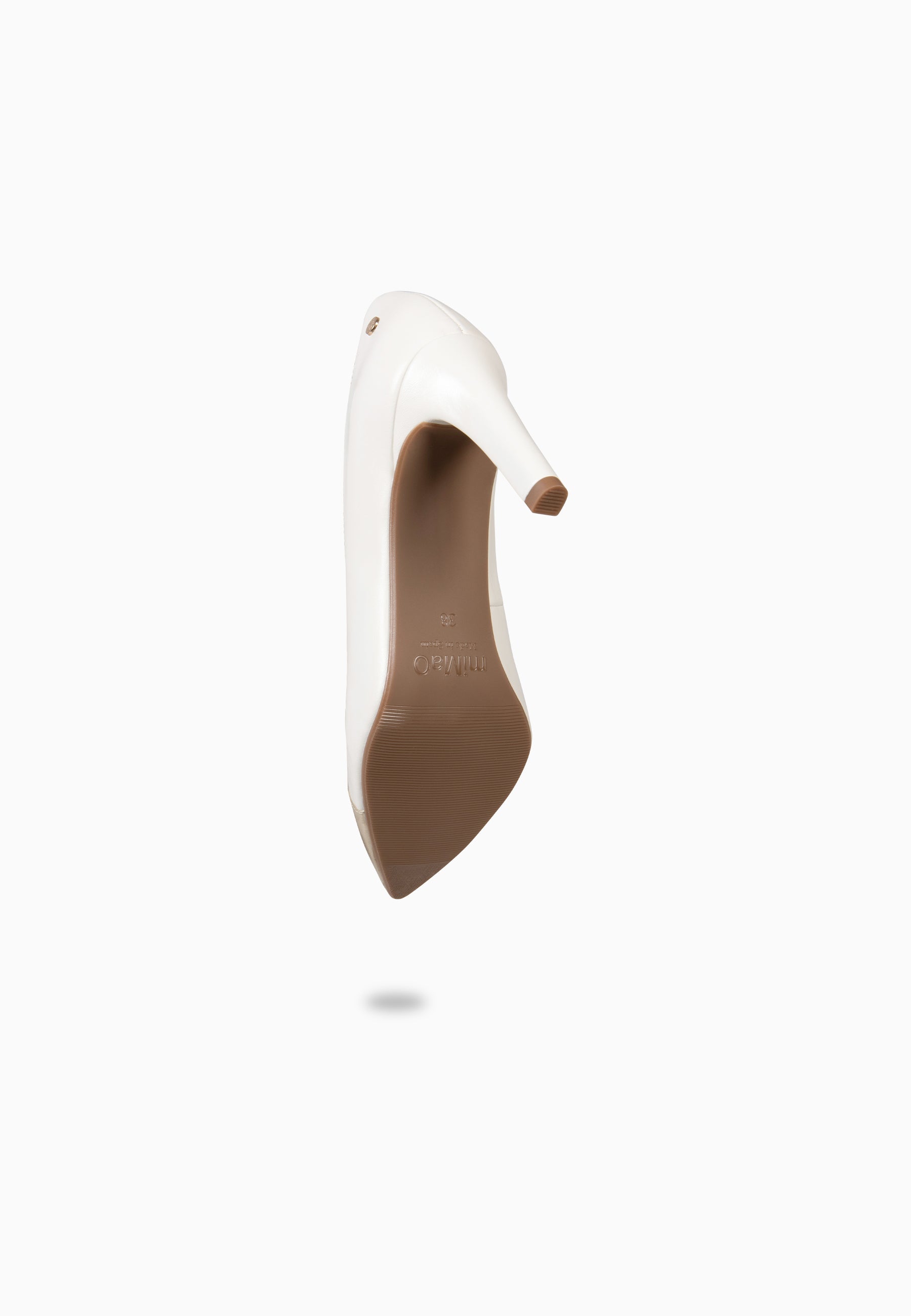 LILLY - Zapato de tacón alto y puntera MARFIL