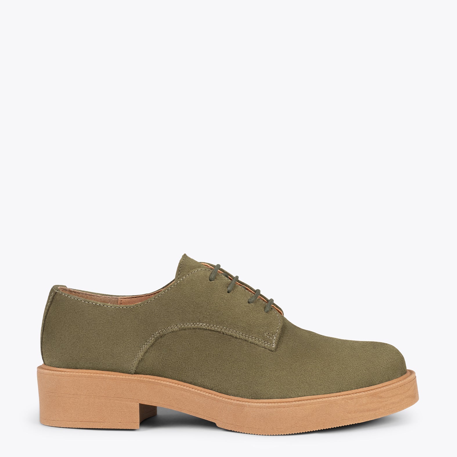 BLUCHER – Zapatos de cordones para mujer VERDE