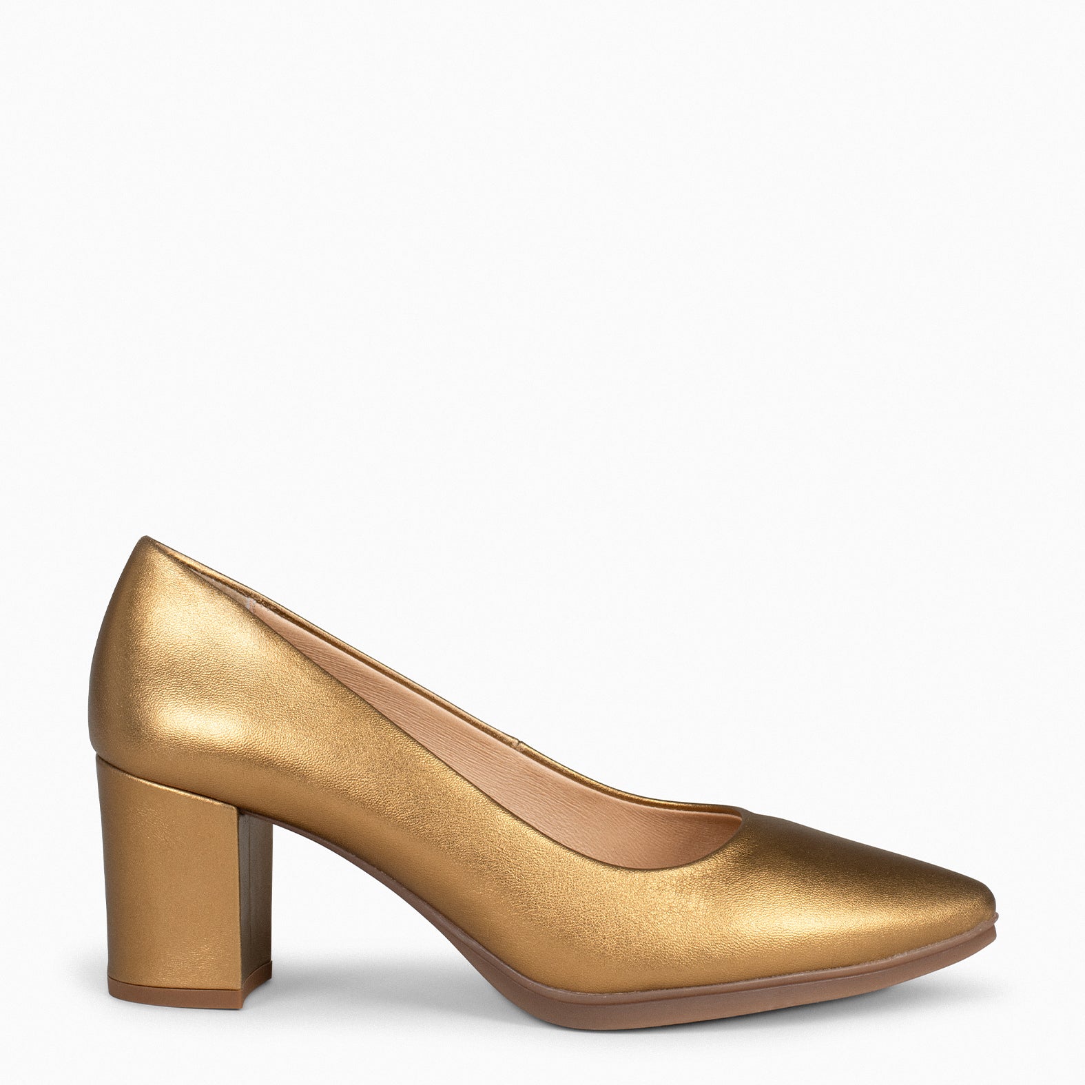 URBAN S SPLASH - Zapatos de tacón metalizados BRONCE