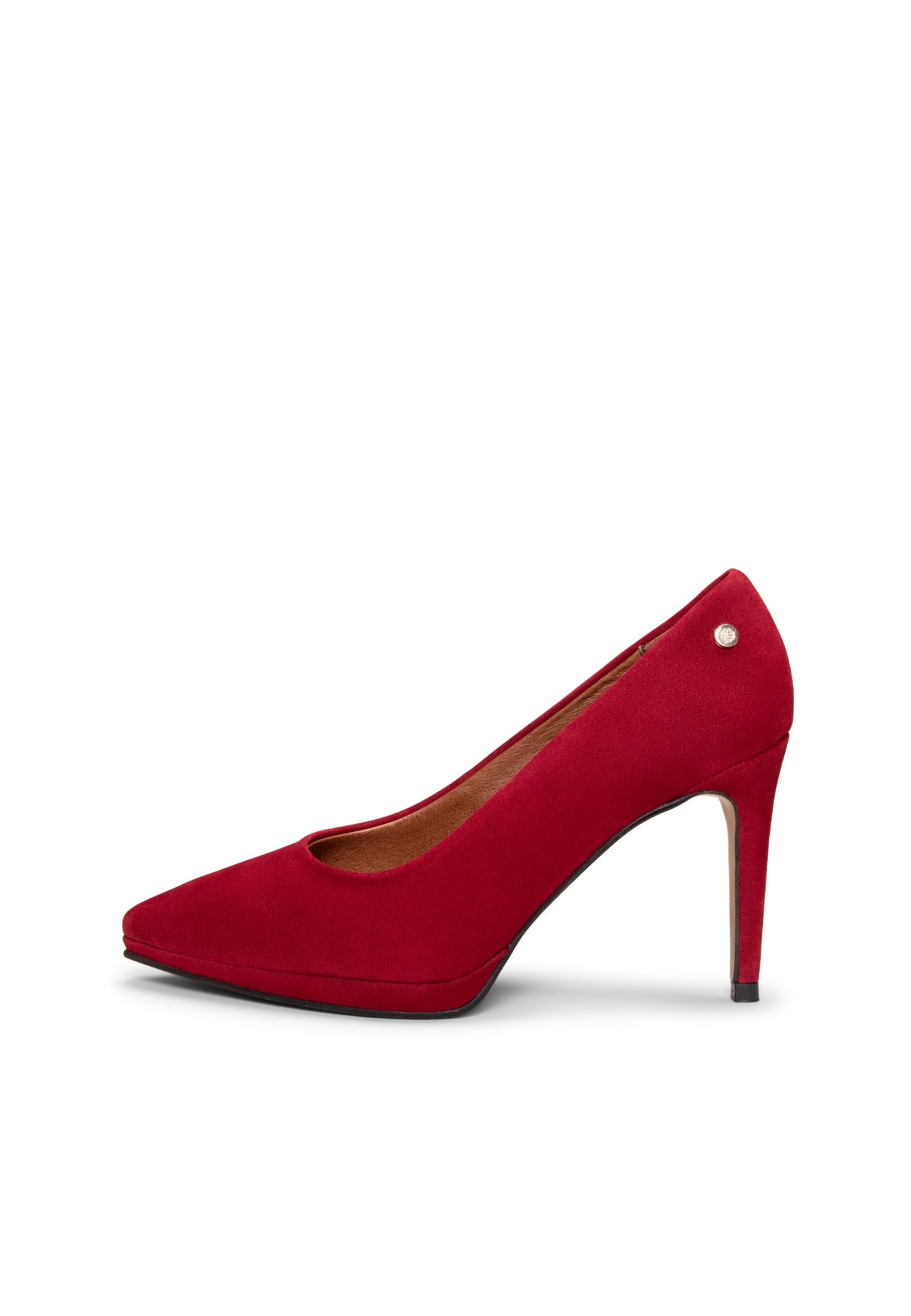 LAUREN – Zapato de tacón alto en piel BURDEOS