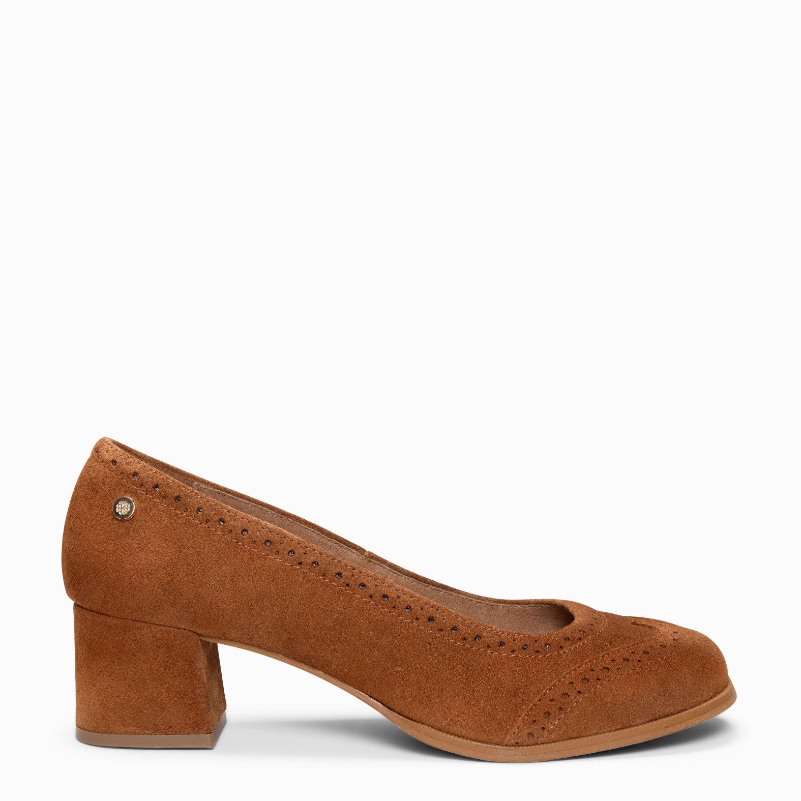 EDEN - Zapatos de tacón ancho baresoft CAMEL