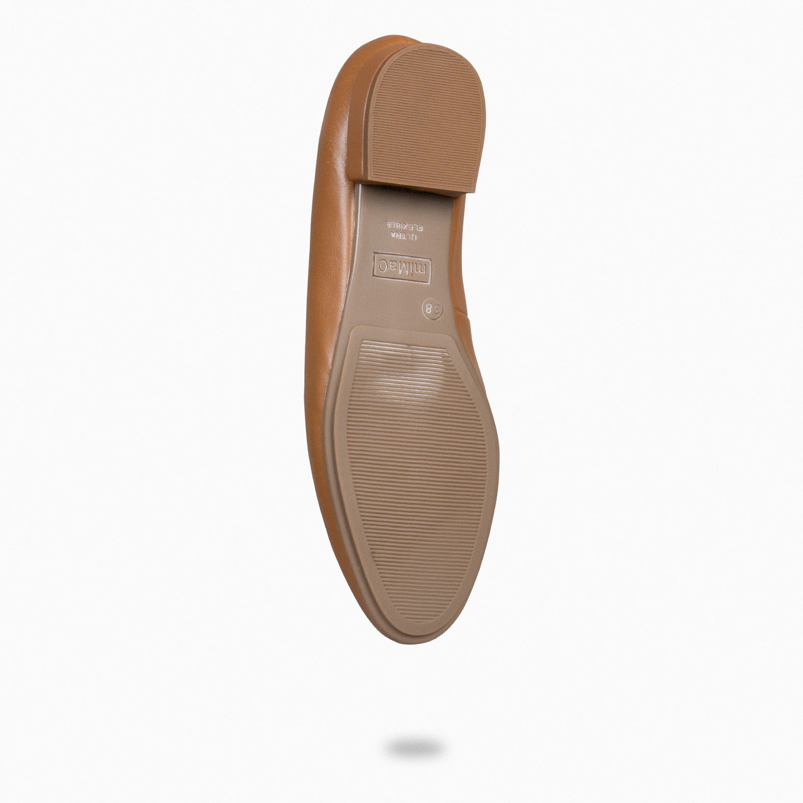 CALYPSO - Mocasines Tacón Ancho CAMEL