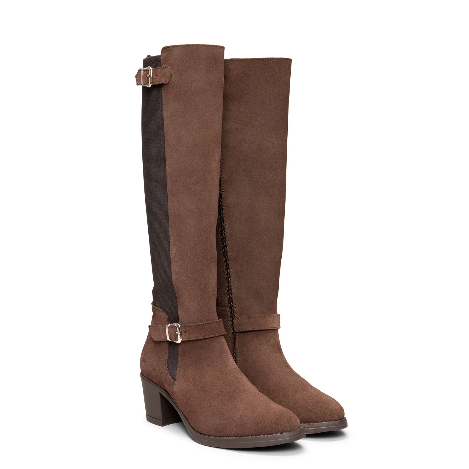 Sena - Botas de vestir con caña elástica MARRON