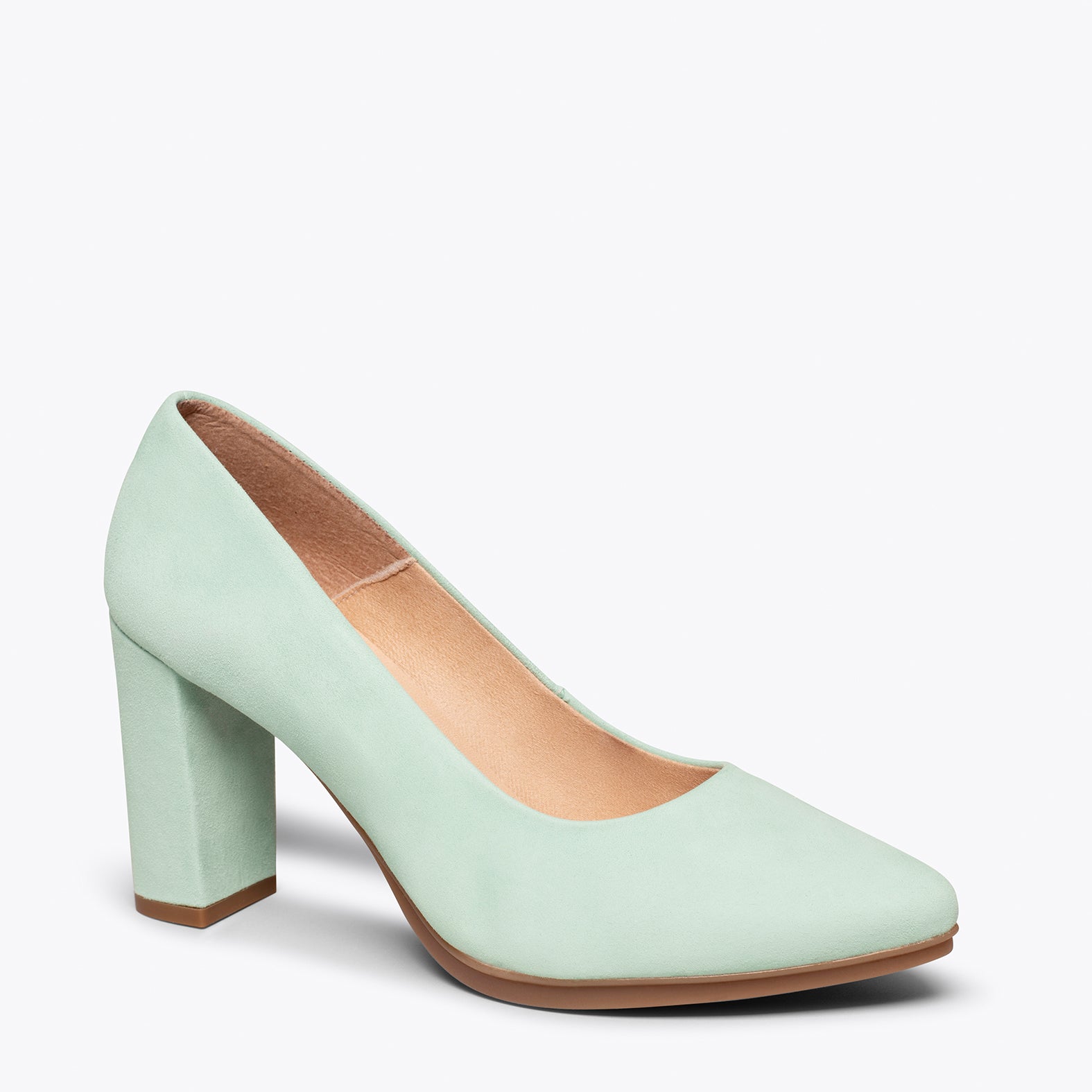 URBAN - Zapato de tacón alto VERDE AGUA