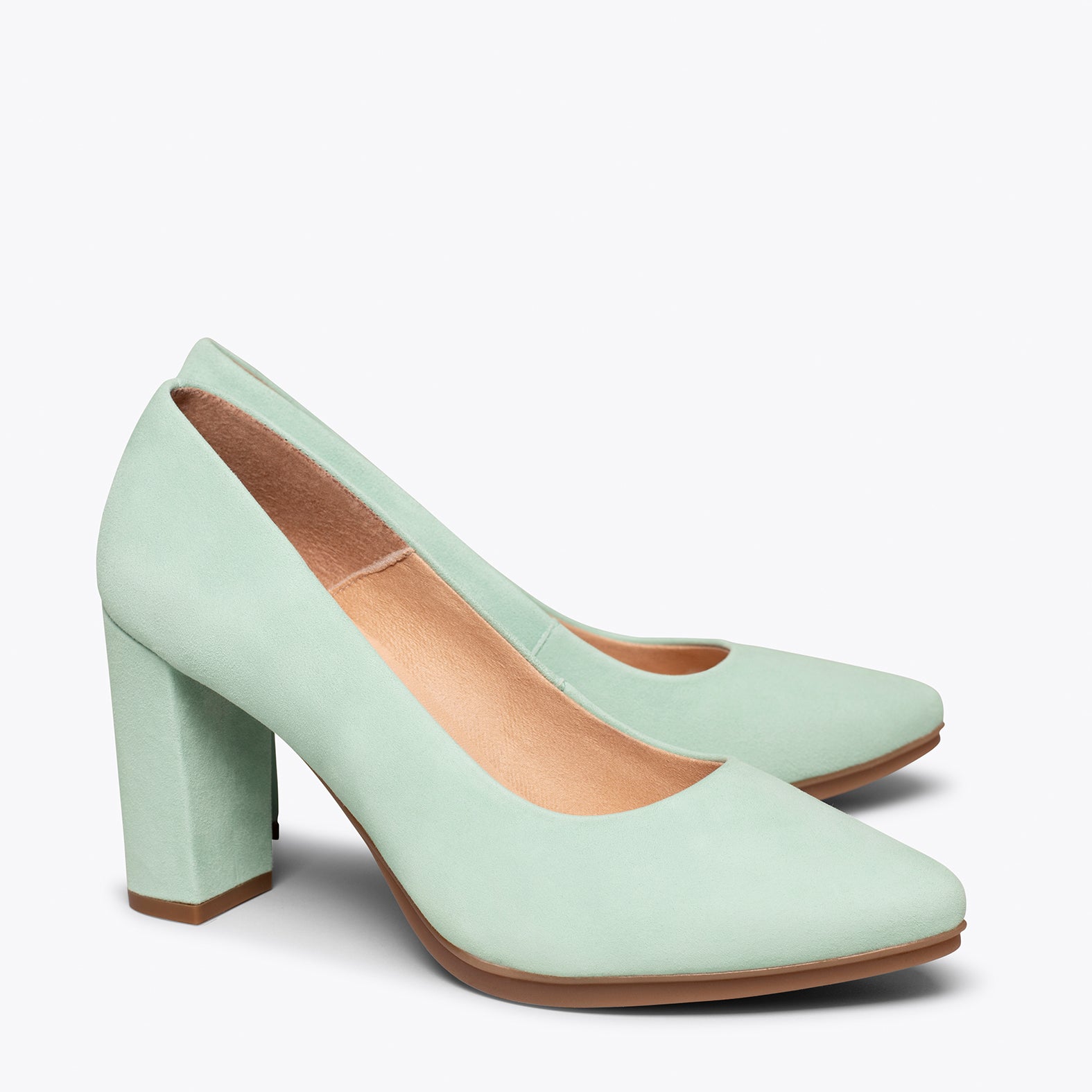 URBAN - Zapato de tacón alto VERDE AGUA