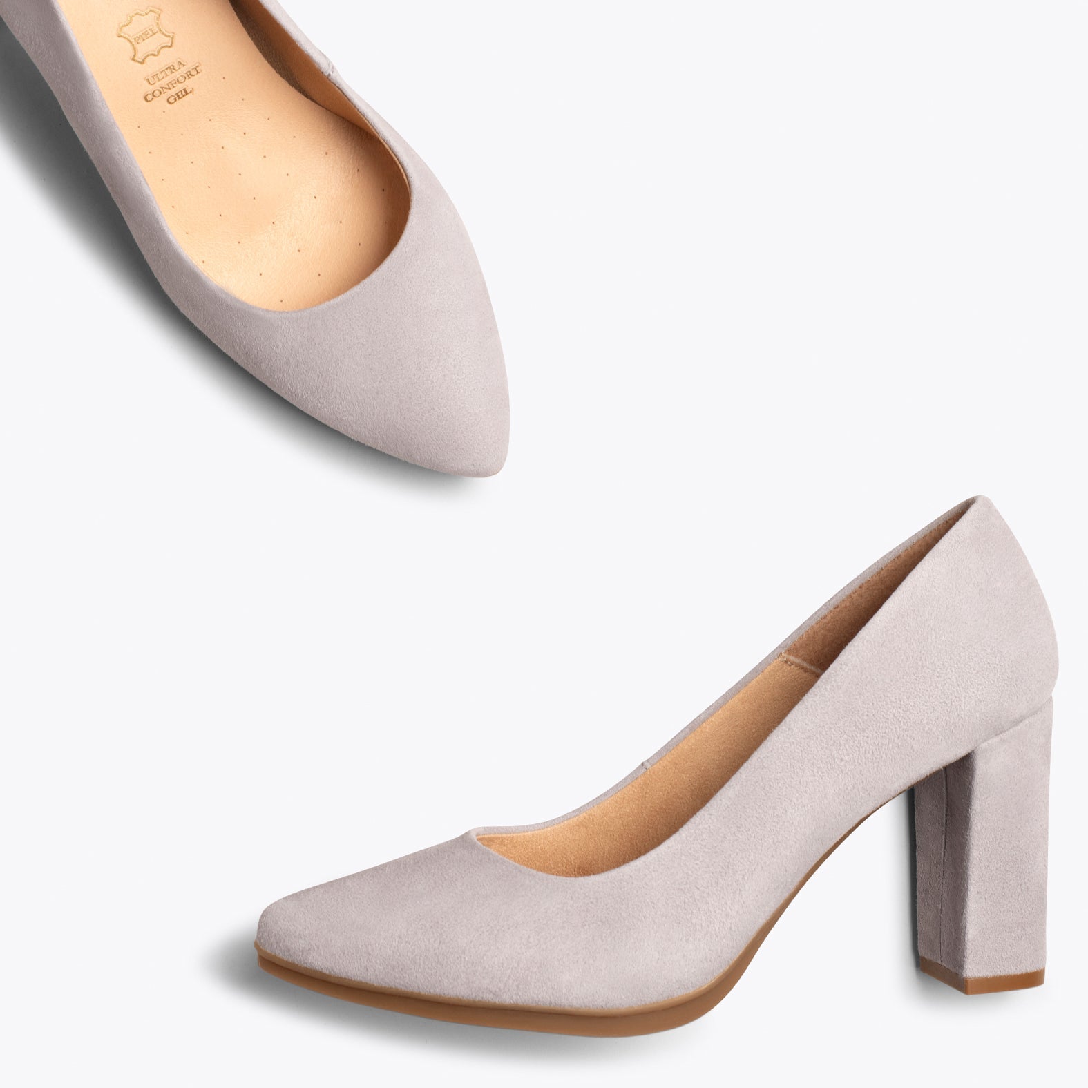 URBAN - Zapato de tacón alto GRIS